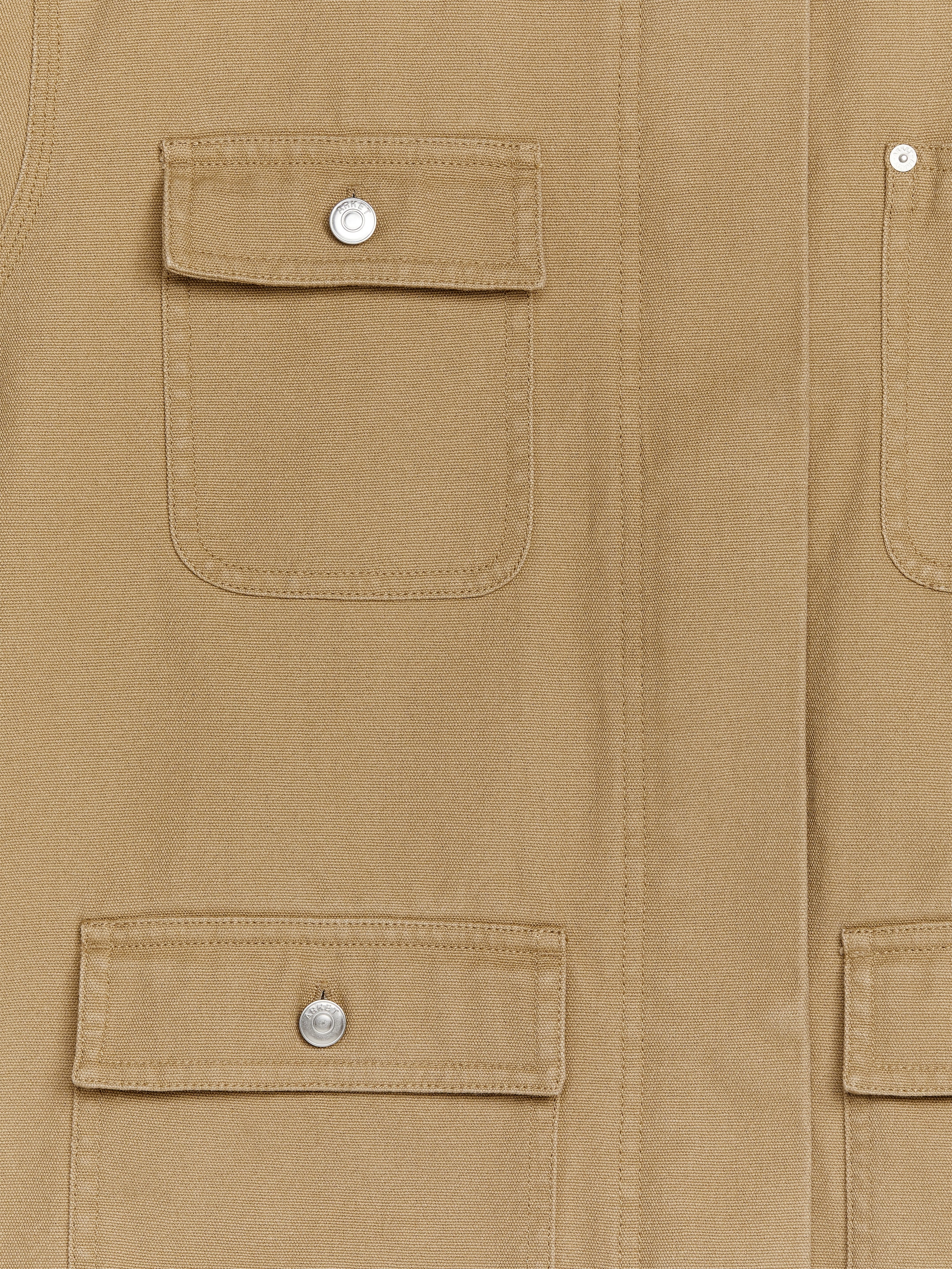 Lined Canvas Jacket - Beige - Regular fit - women - StillMedia/DescriptiveDetail - 4