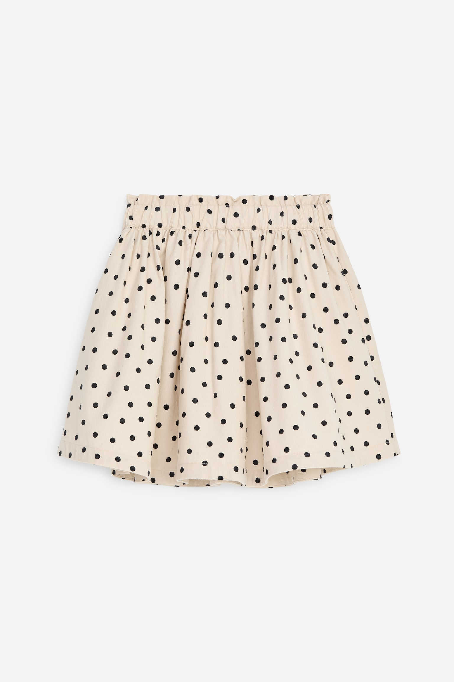 Cordrock - Beige/Schwarz - 1