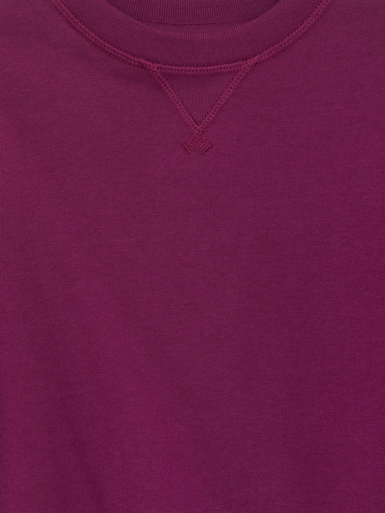 French Terry Sweatshirt - Berry/Orange/Sky Blue/Dark Green/Grey Melange/Lilac Pink/Dark Blue - 3