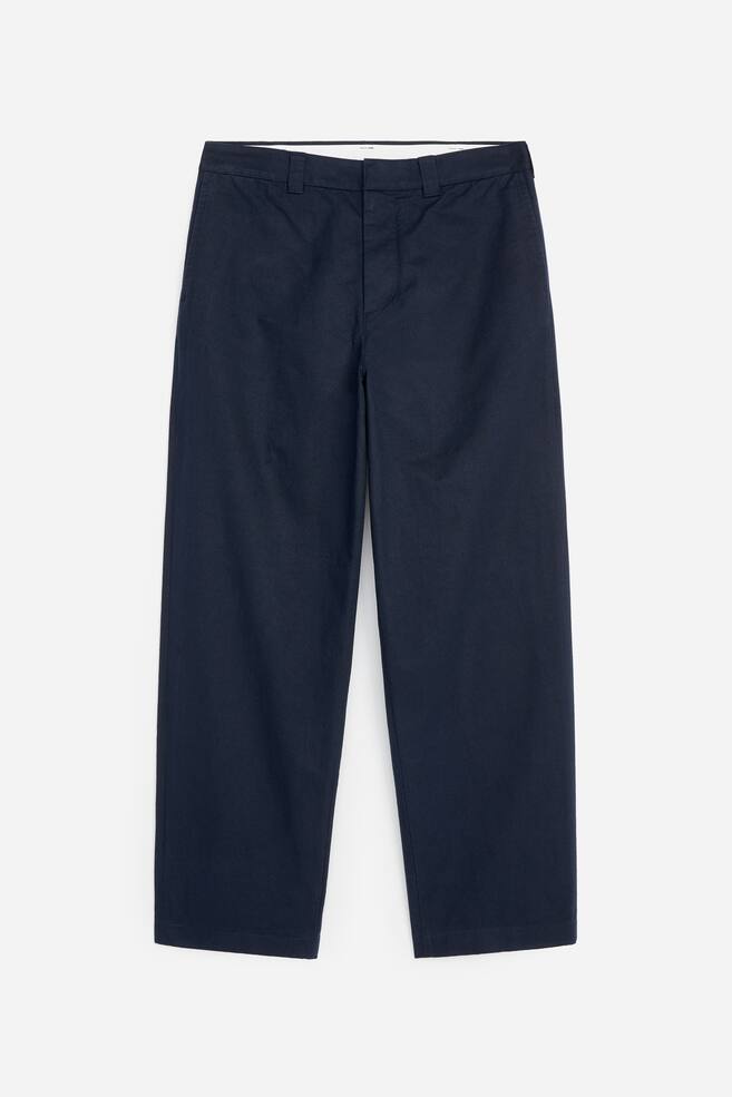 Chinos De Lucru Cu Croială Largă - Bleumarin/Mole - 1