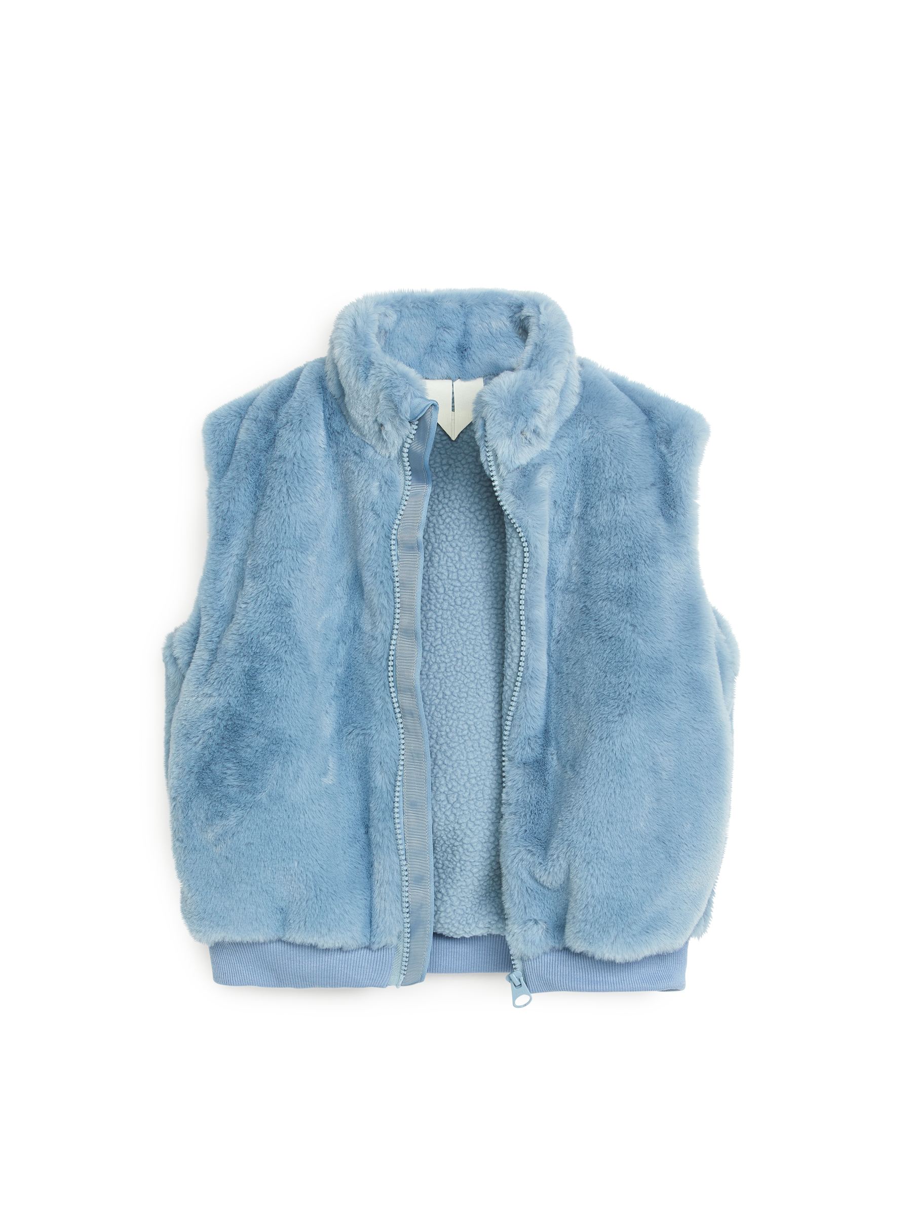 Gilet in pelliccia sintetica - Azzurro - Children - StillMedia/DescriptiveStillLife - 3