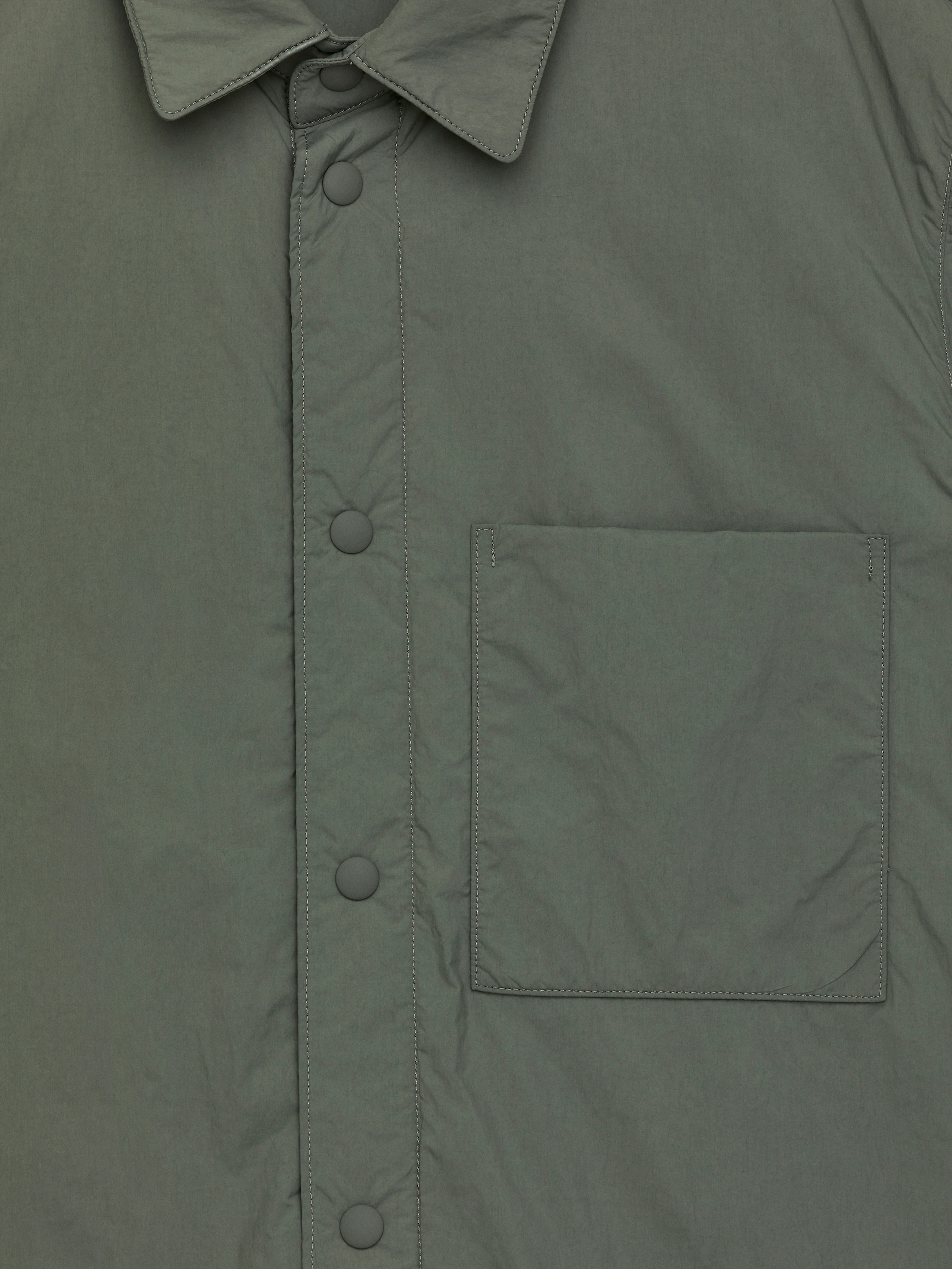 Overshirt leggermente imbottita - Verde - Regular fit - Men - StillMedia/DescriptiveDetail - 1