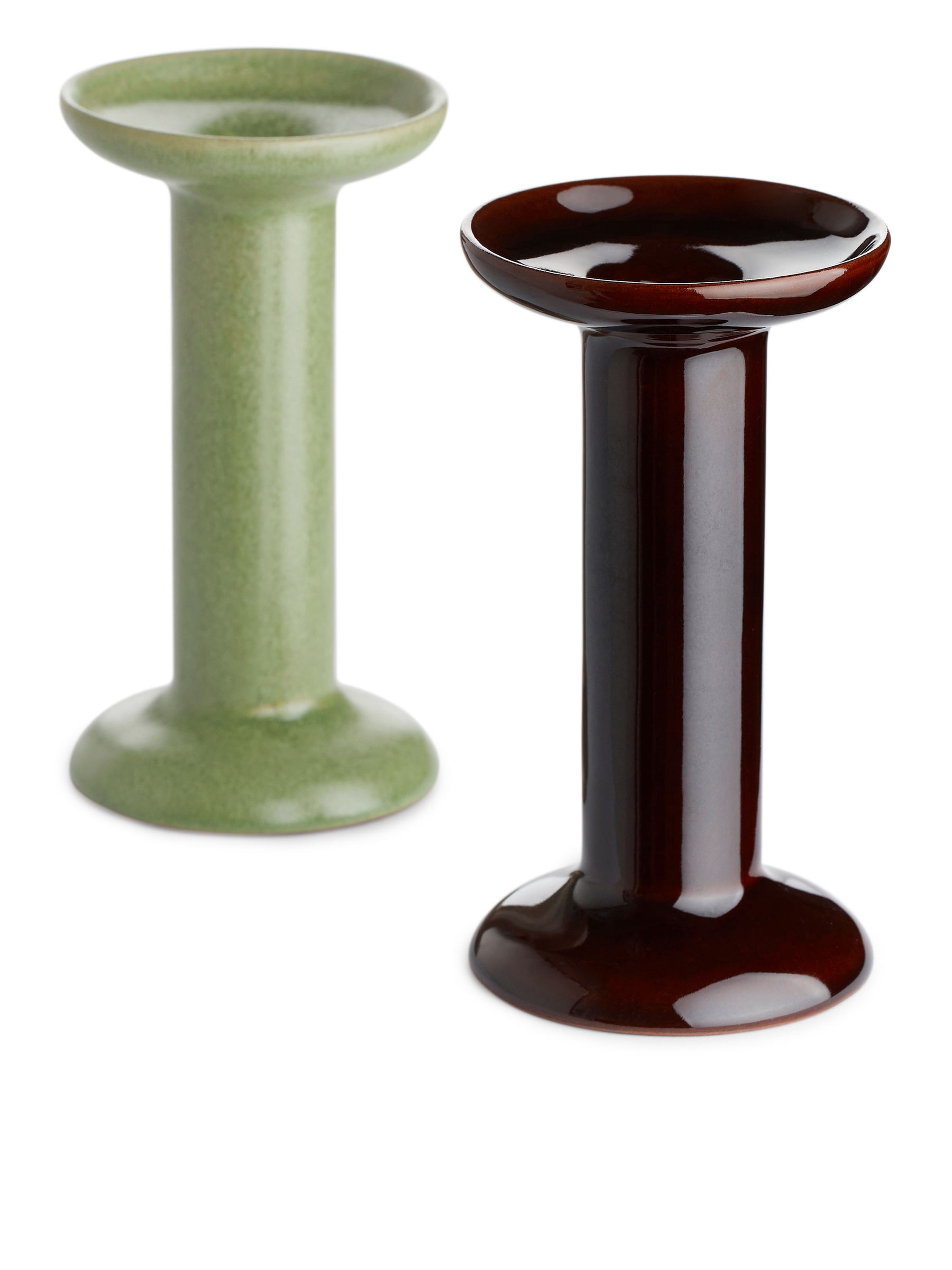 Kerzenständer aus Terrakotta, 15 cm - Dunkelbraun - Haushaltswaren - StillMedia/DescriptiveStillLife - 3