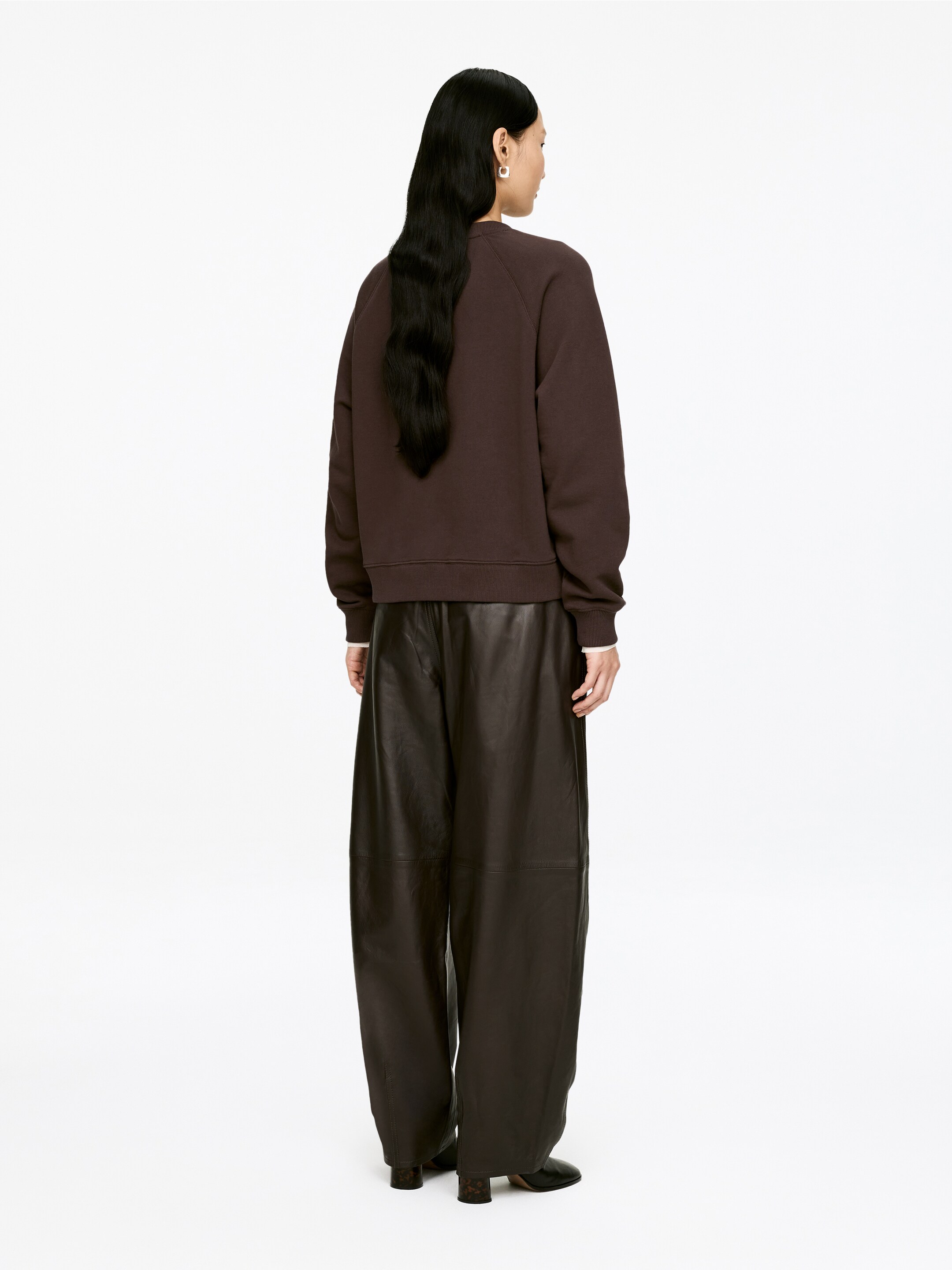 Agrandir l'image: Sweat en éponge - Marron foncé - FEMME | H&M BE 2