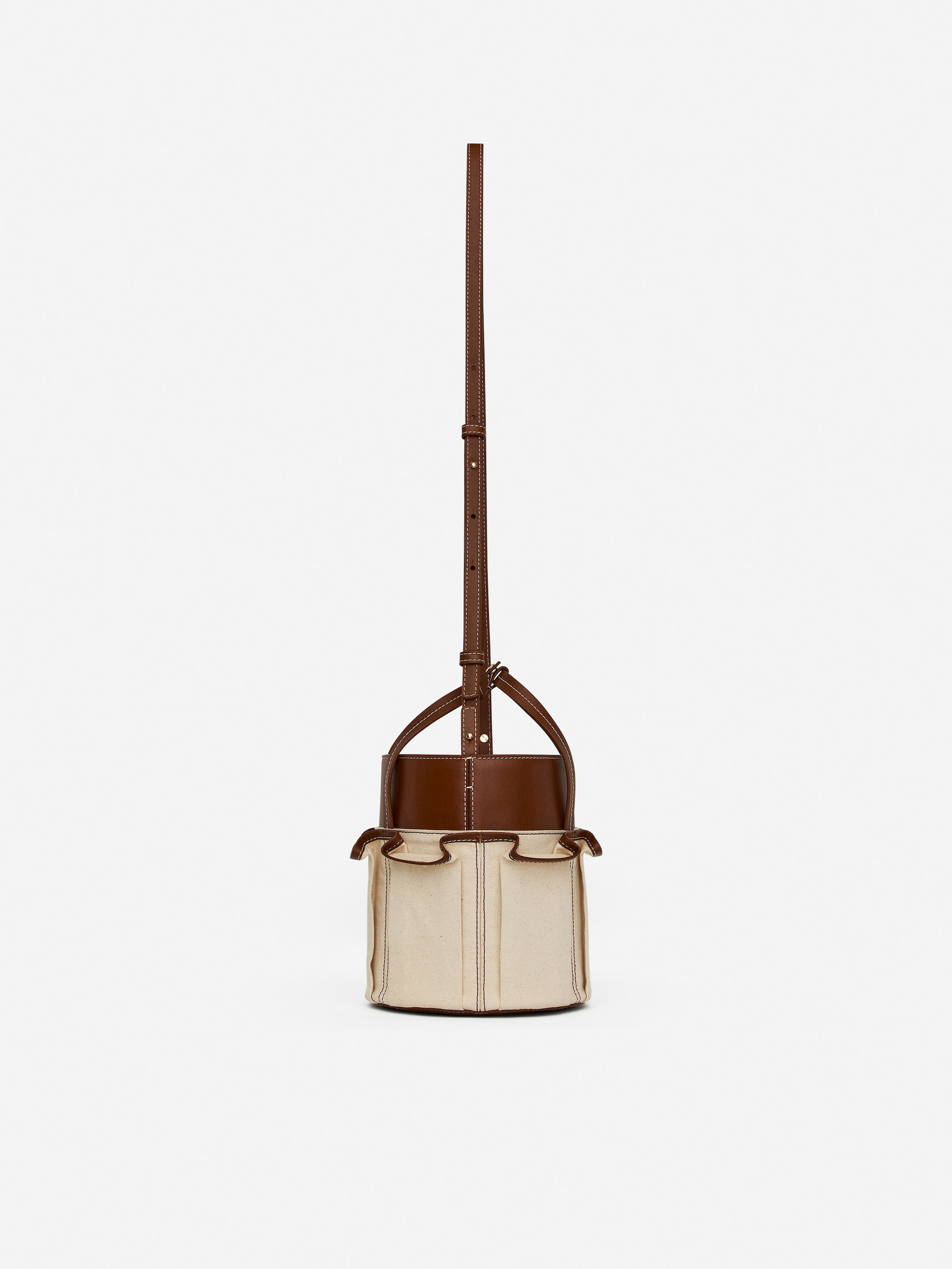 Borsa a secchiello 2-in-1 - Marrone/Beige - Women - StillMedia/DescriptiveStillLife - 2