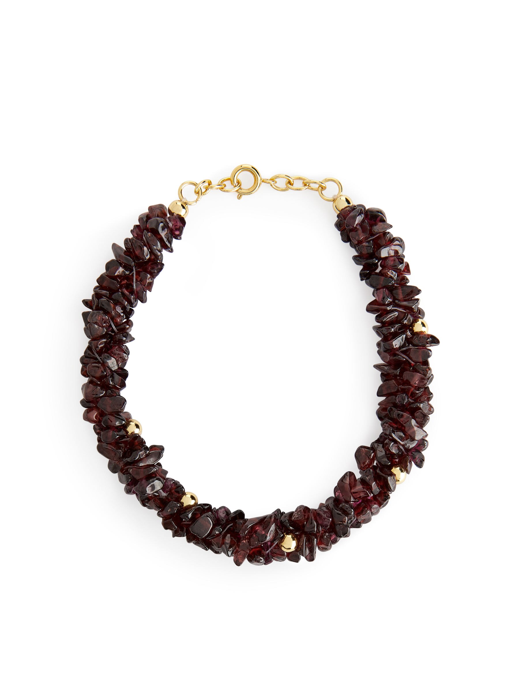 Armband mit Edelsteinen - Rot/Gold - Damen - StillMedia/DescriptiveStillLife - 1