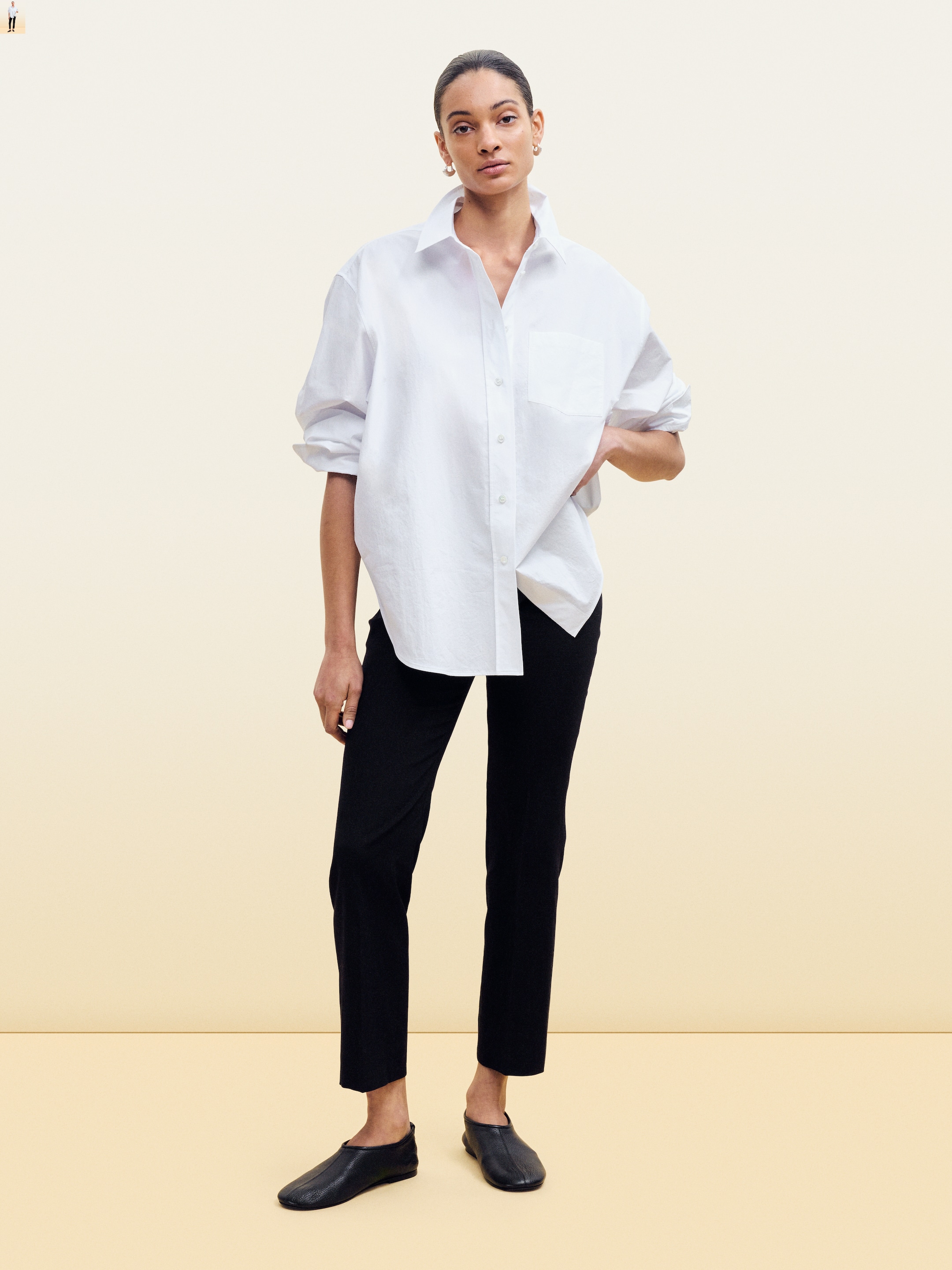 Cotton Shirt - White - Regular fit - Women - StillMedia/Environmental - 1