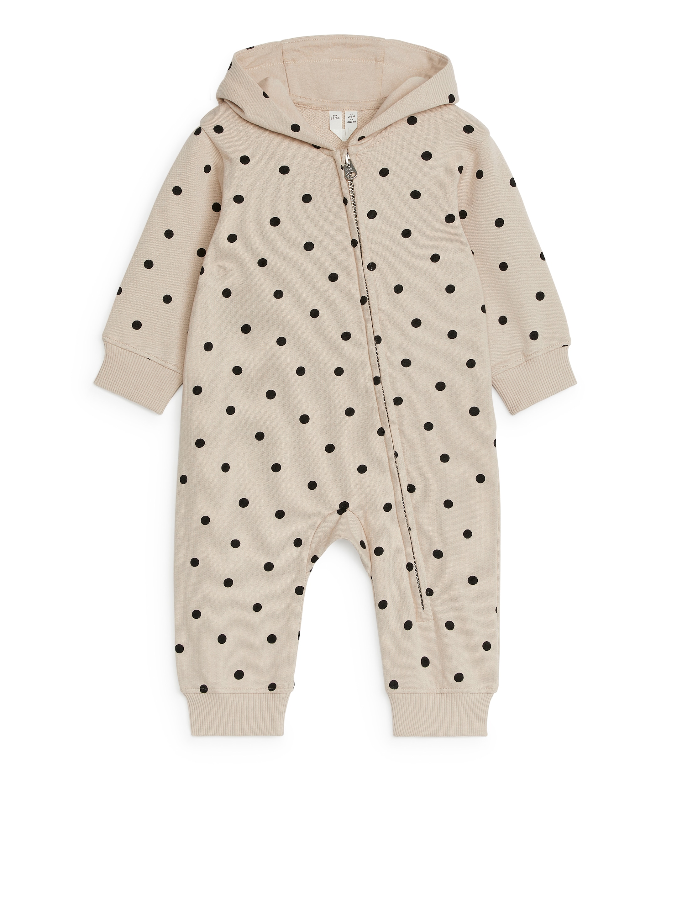 Agrandir l'image: Combinaison en jersey avec capuche - Beige/Noir - ENFANT | H&M CH 1