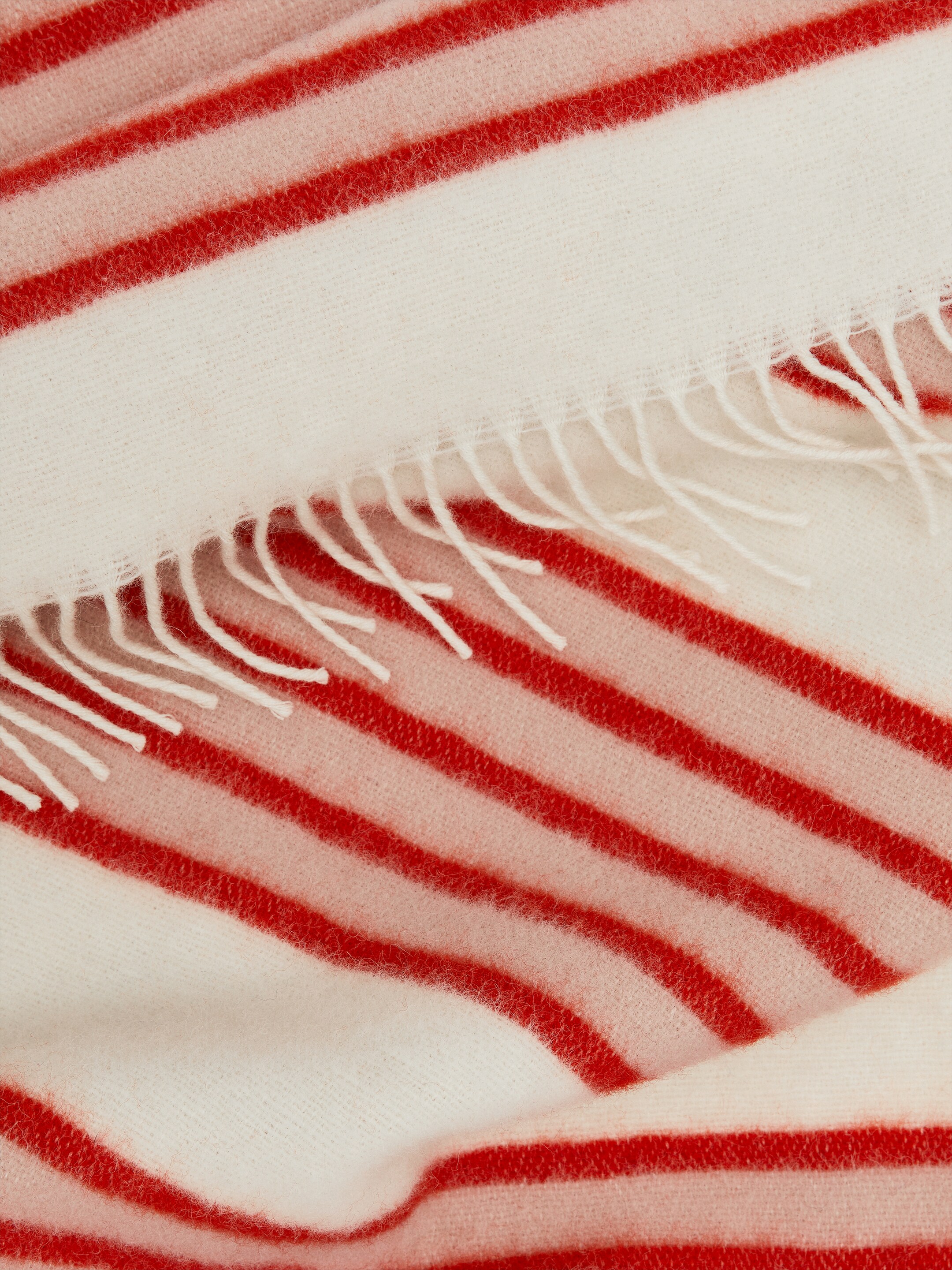 Grotere afbeelding bekijken: Klippan wollen deken - Rood/gebroken wit - HOME | H&M NL 2