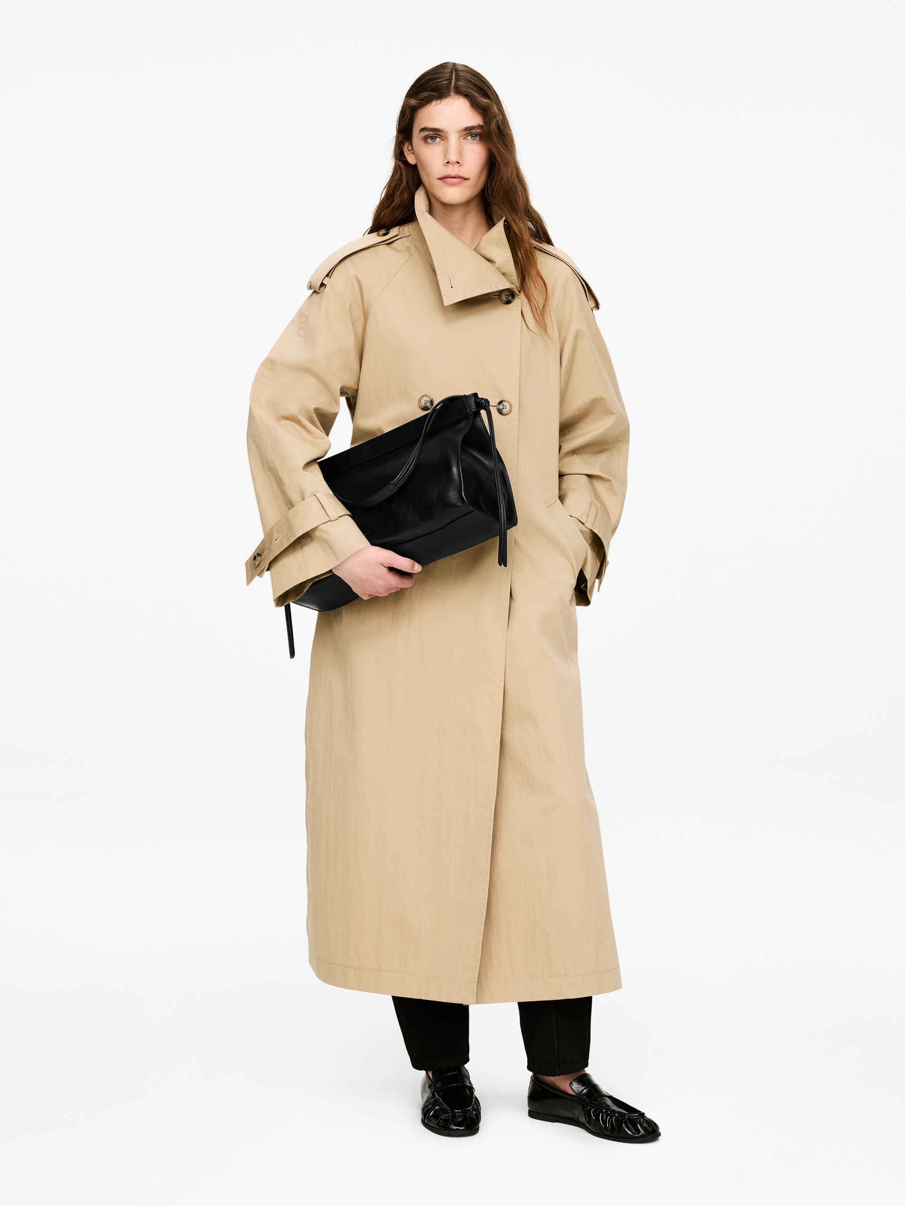 Sac à bandoulière en cuir - Noir - Femme - StillMedia/Lookbook - 7