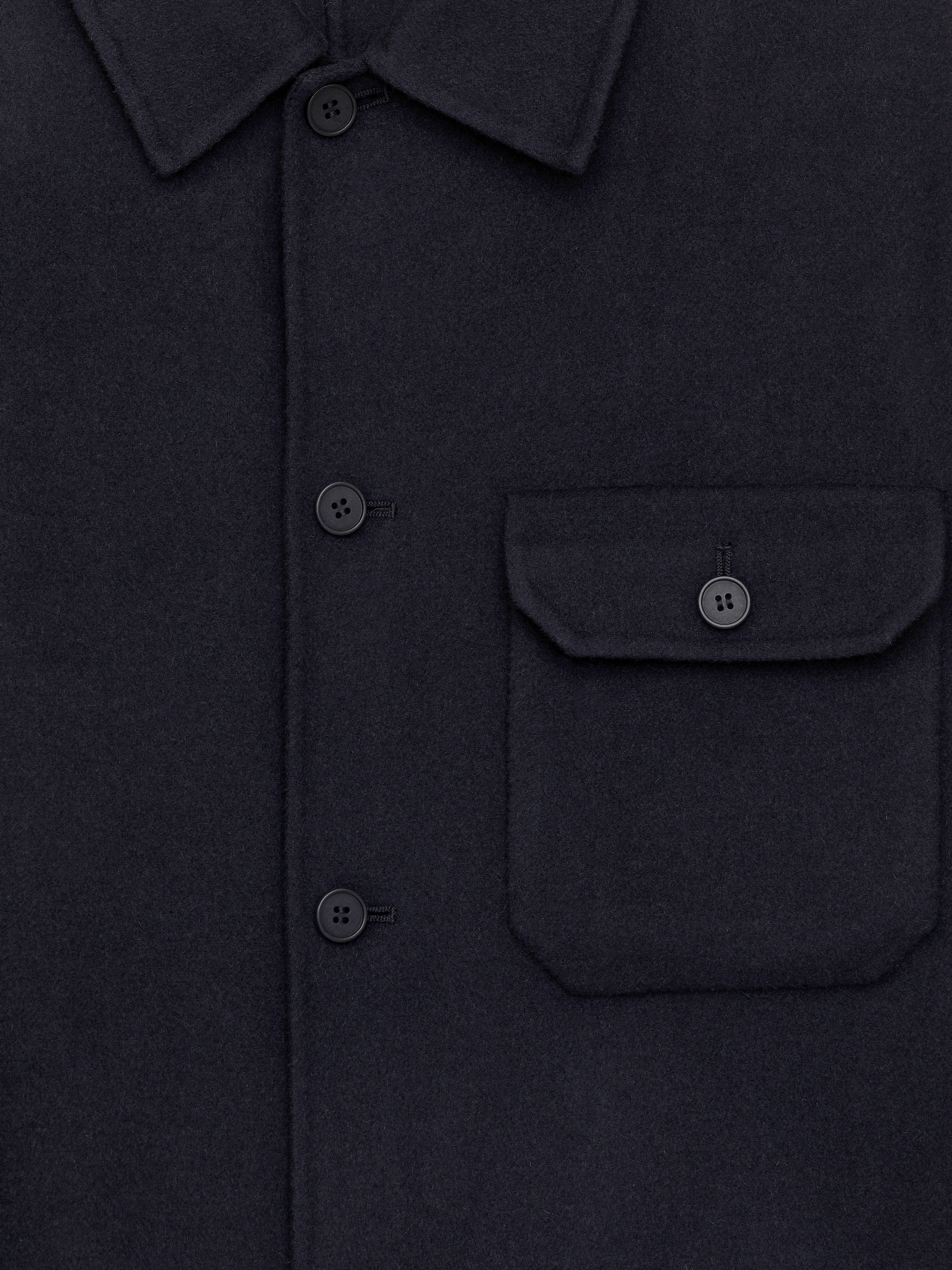 Chemise en laine doublée - Bleu foncé - 5