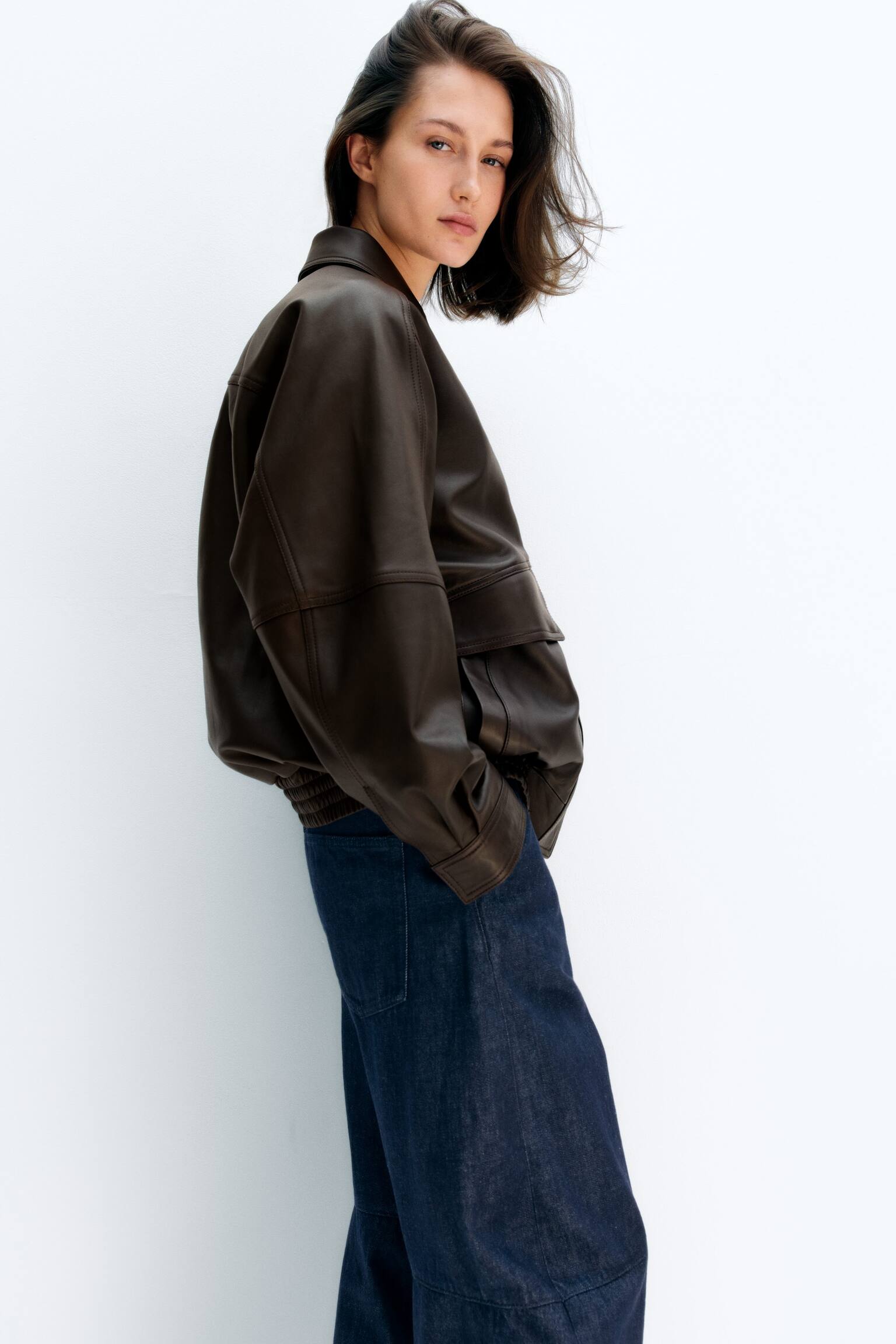 PINE Relaxed barrel jeans - Mörkblå/Ljusblå - 4