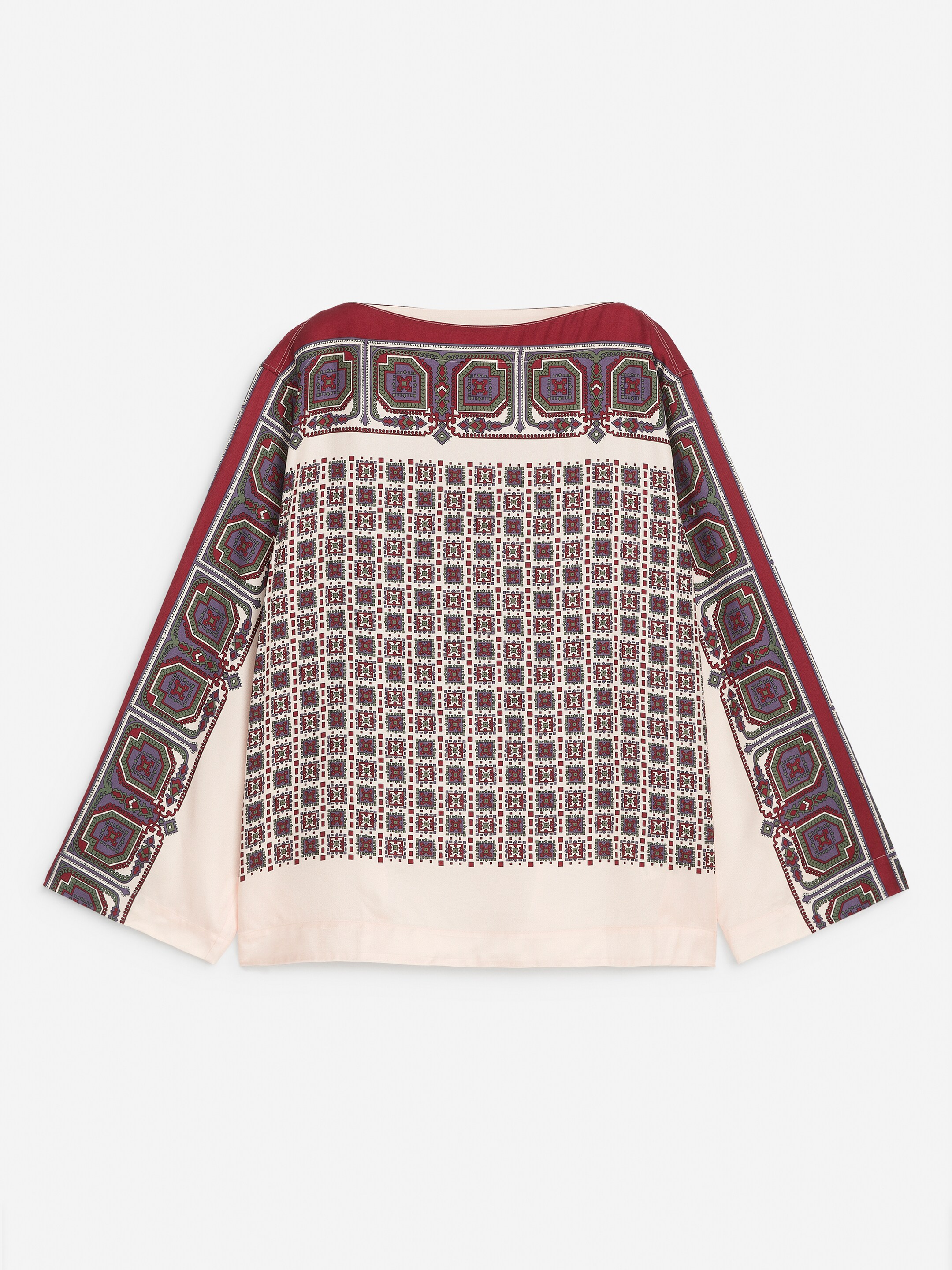 Ingrandisci l'immagine: Boat-Neck Blouse - White/Multi Colour - DONNA | H&M CH 1
