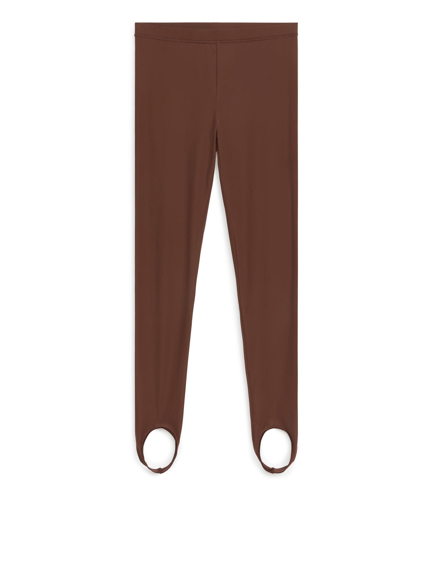Steg-Leggings aus Stretchjersey - Braun - Slim Fit - Damen - StillMedia/DescriptiveStillLife - 1
