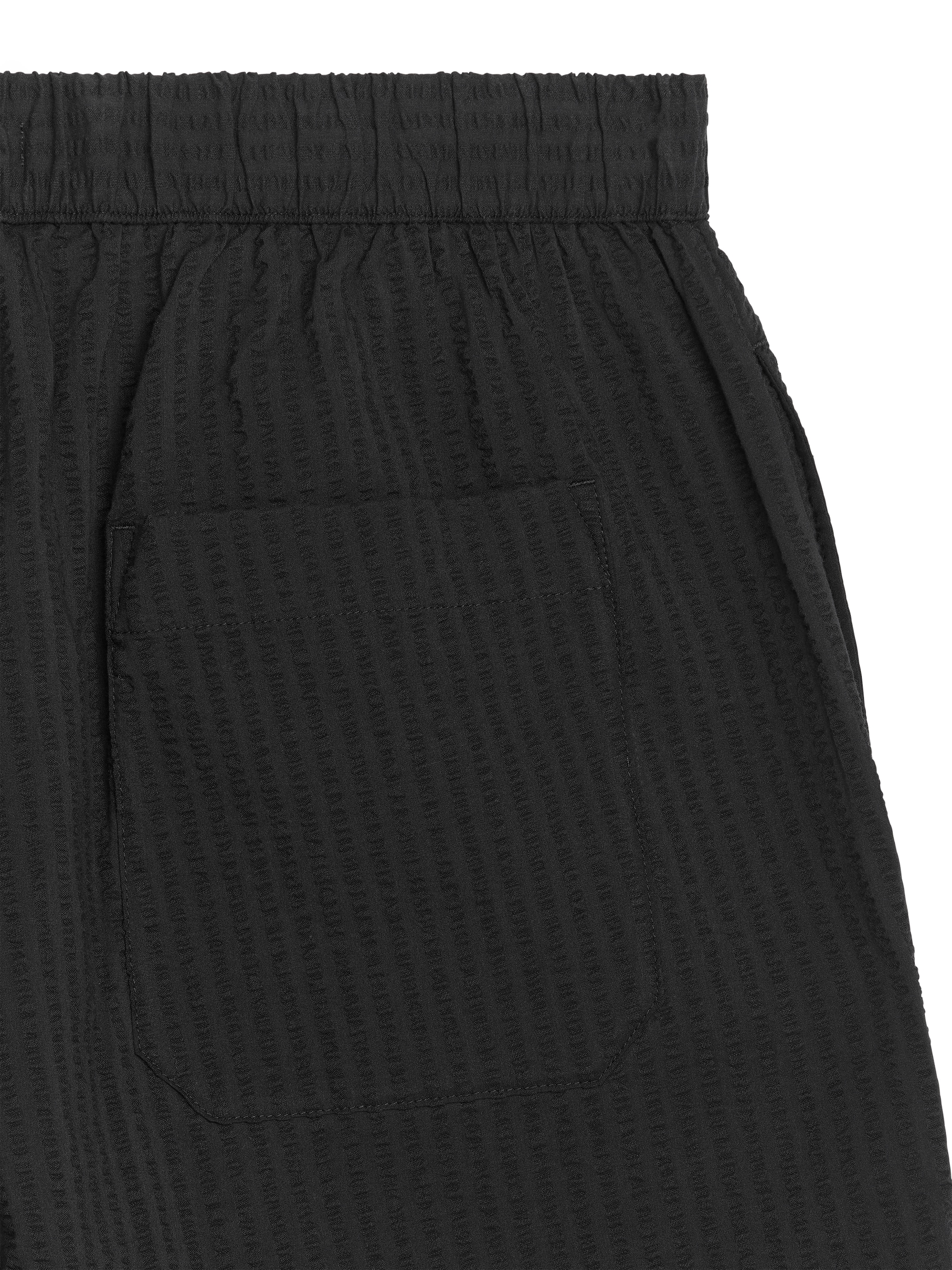 Shorts i bäckebölja - Svart - Relaxed fit - Men - StillMedia/DescriptiveDetail - 1