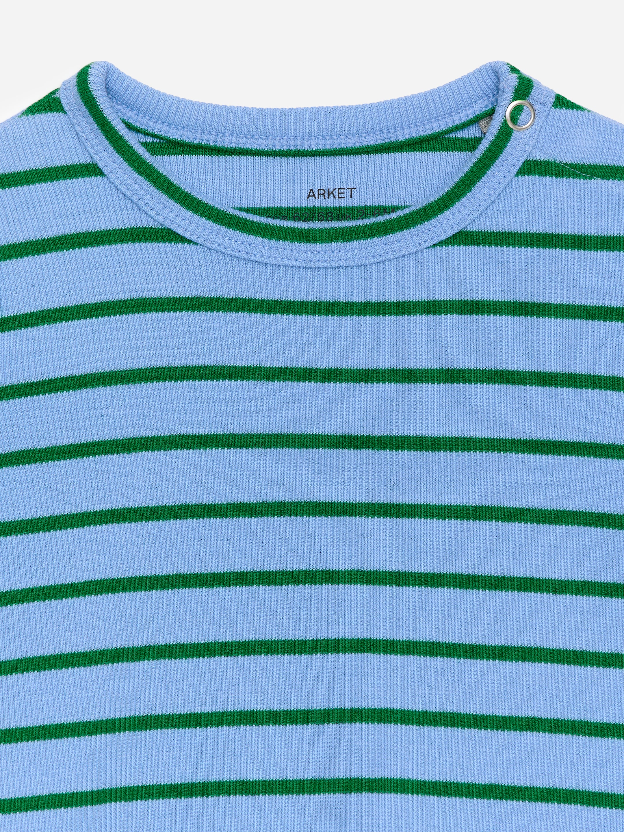 Body à manches longues côtelé - Bleu clair/Vert - Enfant - StillMedia/DescriptiveDetail - 1