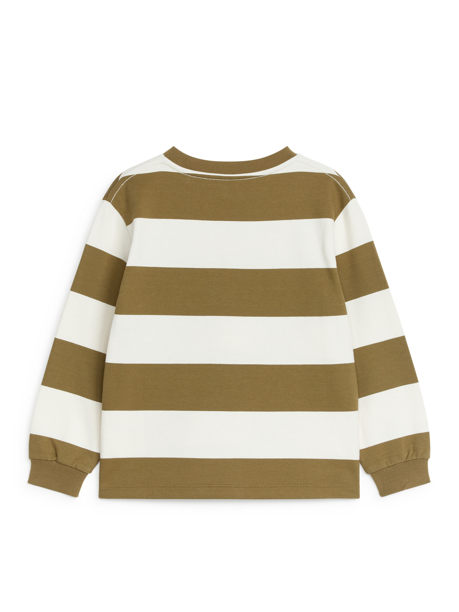 Sweatshirt aus Baumwolle - Khaki/Cremeweiß - Regular Fit - Kinder - StillMedia/DescriptiveStillLife - 3