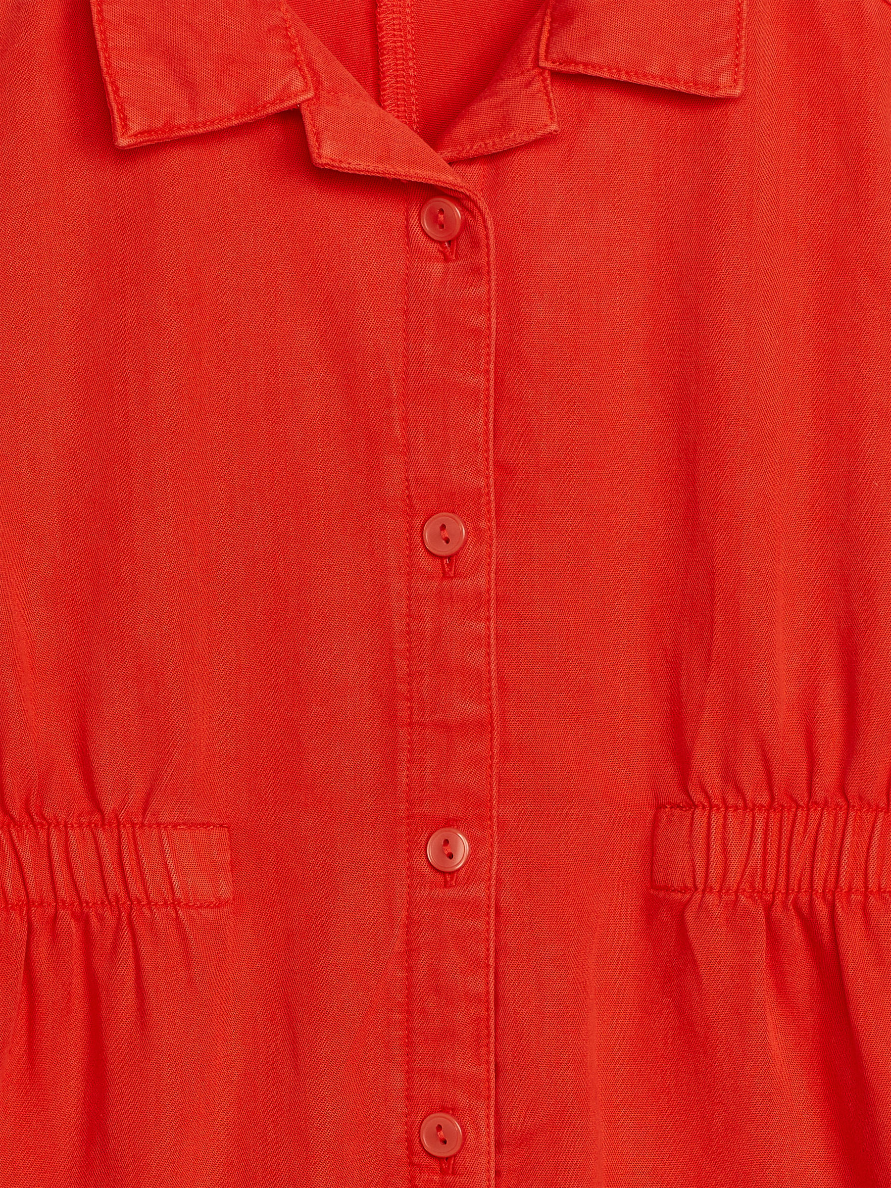 Jumpsuit aus Lyocell und Baumwolle - Knallrot - Relaxed Fit - Kinder - StillMedia/DescriptiveDetail - 3