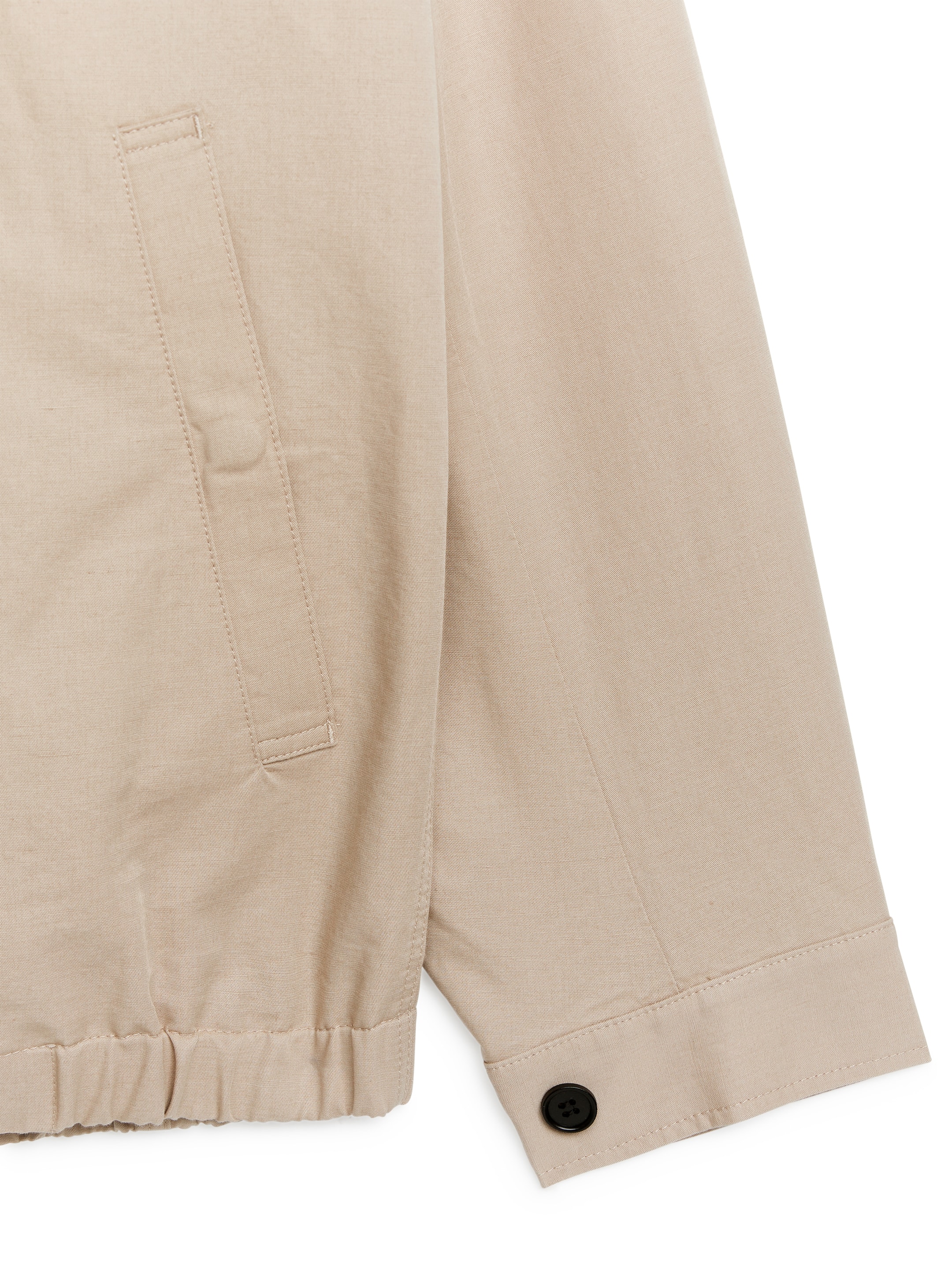 Blusa de algodón y lino - Beige - Corte estándar - Men - StillMedia/DescriptiveDetail - 3