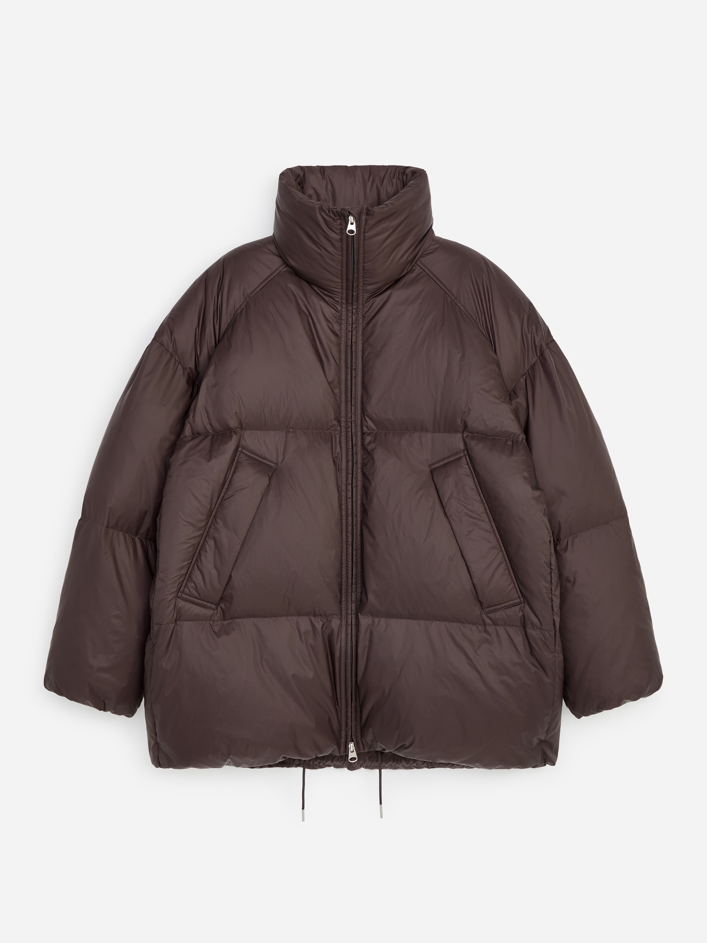 Piumino Upcycled Down - Marrone/Blu scuro