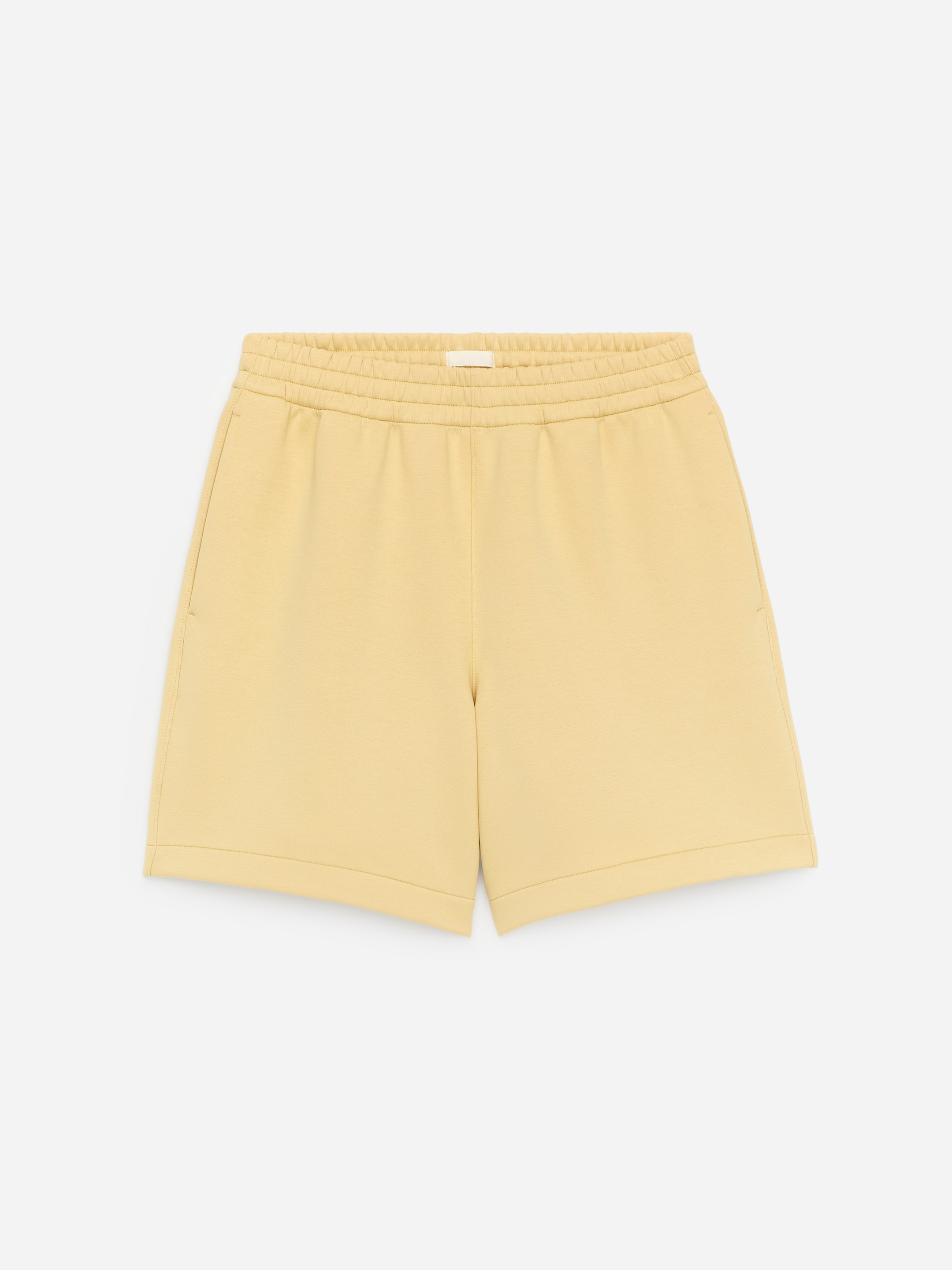 ARKET ACTIVE Jersey Shorts - Yellow - Loose fit - Men - StillMedia/DescriptiveStillLife - 1