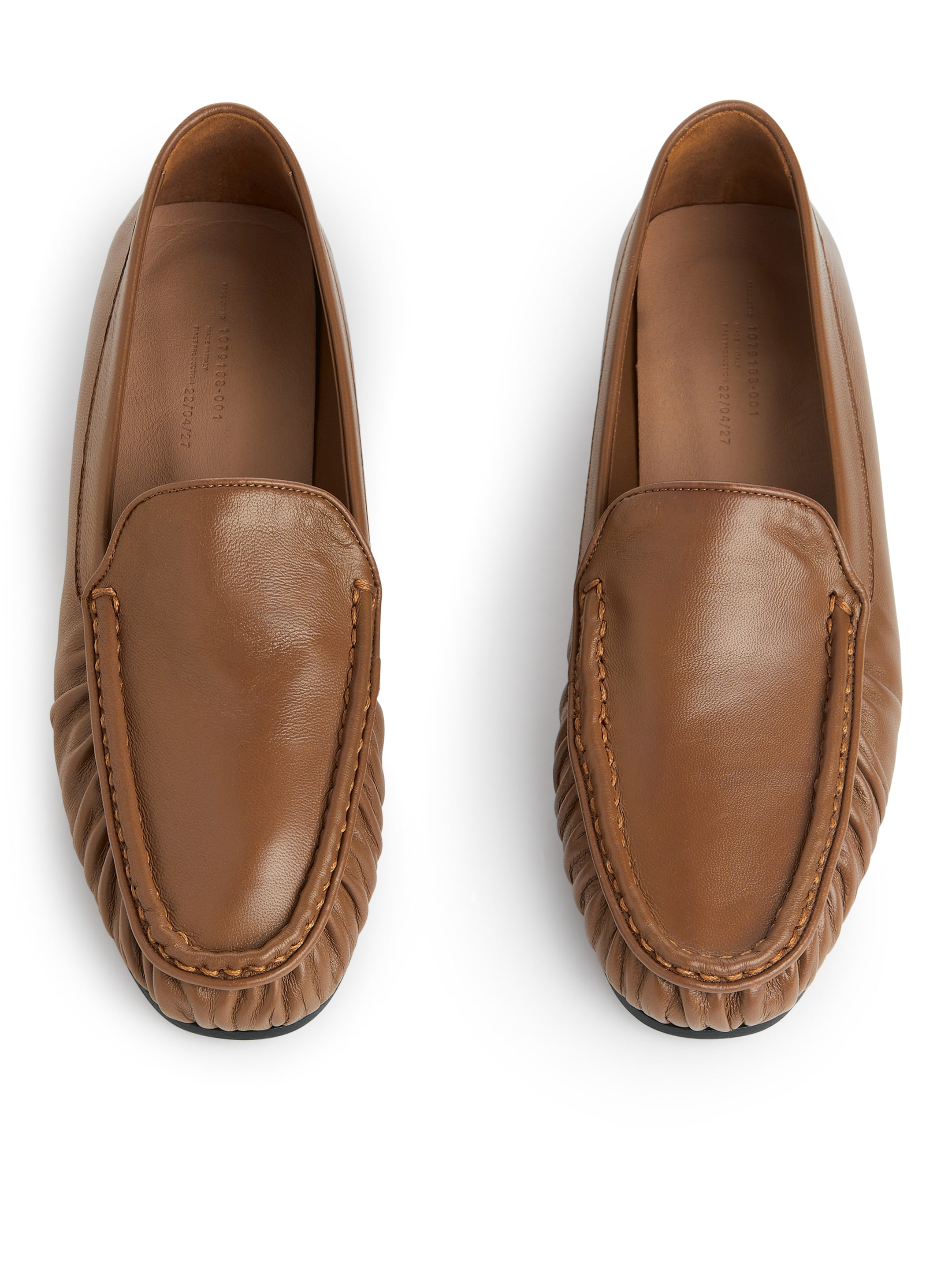 Loafers i läder - Ljusbrun - Women - StillMedia/DescriptiveStillLife - 5