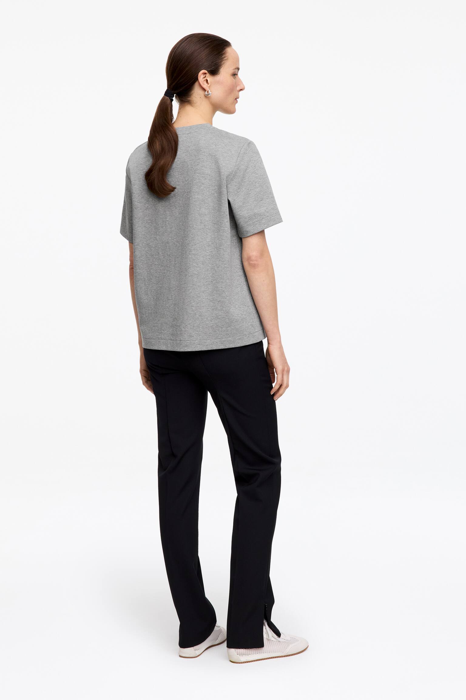 PEARL Heavyweight T-Shirt - Gri Melange/Alb/Maro/Negru/Bej Deschis - 8