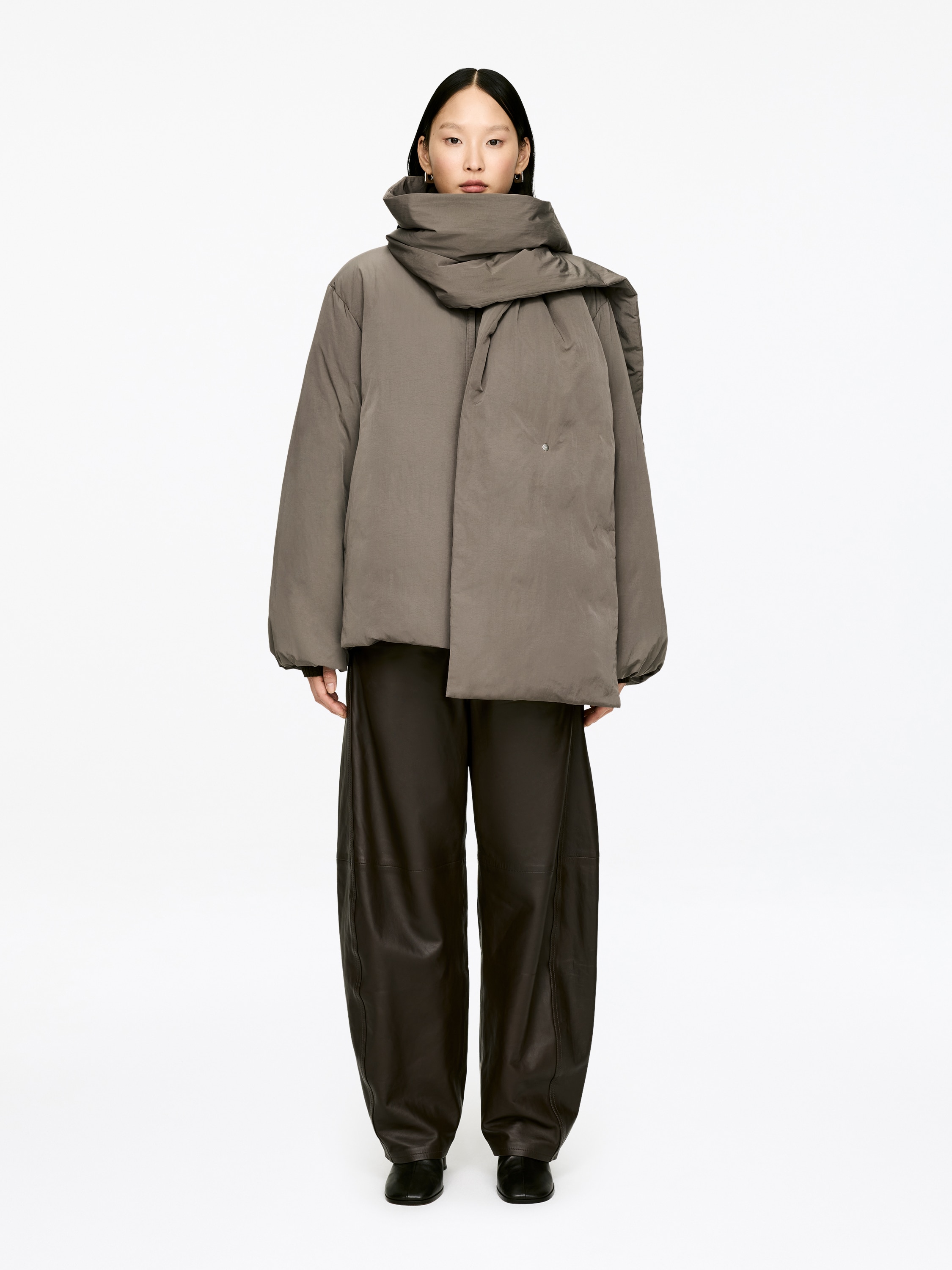 Upcycled Down™ Jacke - Graubraun