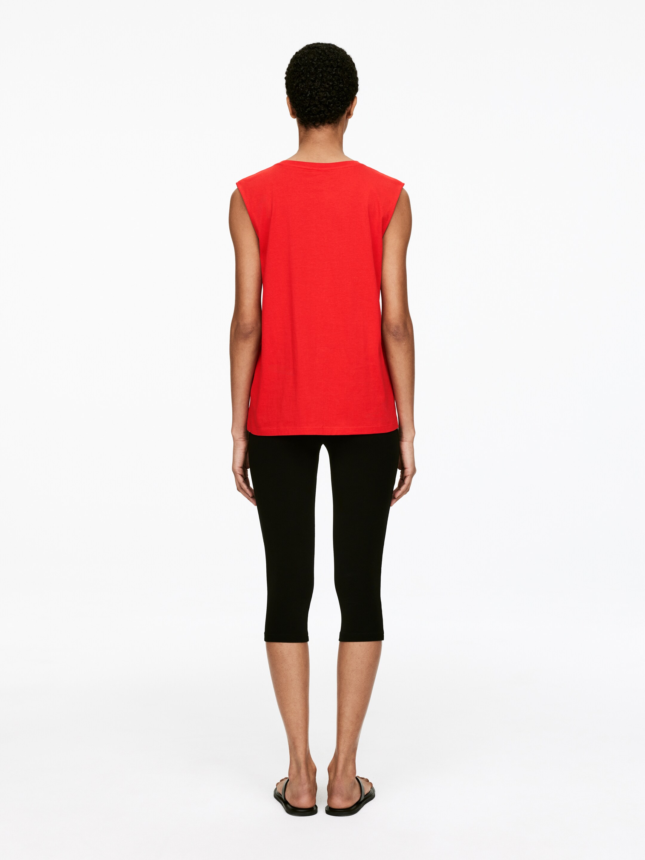 Ver imagen más grande: Top sin mangas loose fit - Rojo - MUJER | H&M ES 2