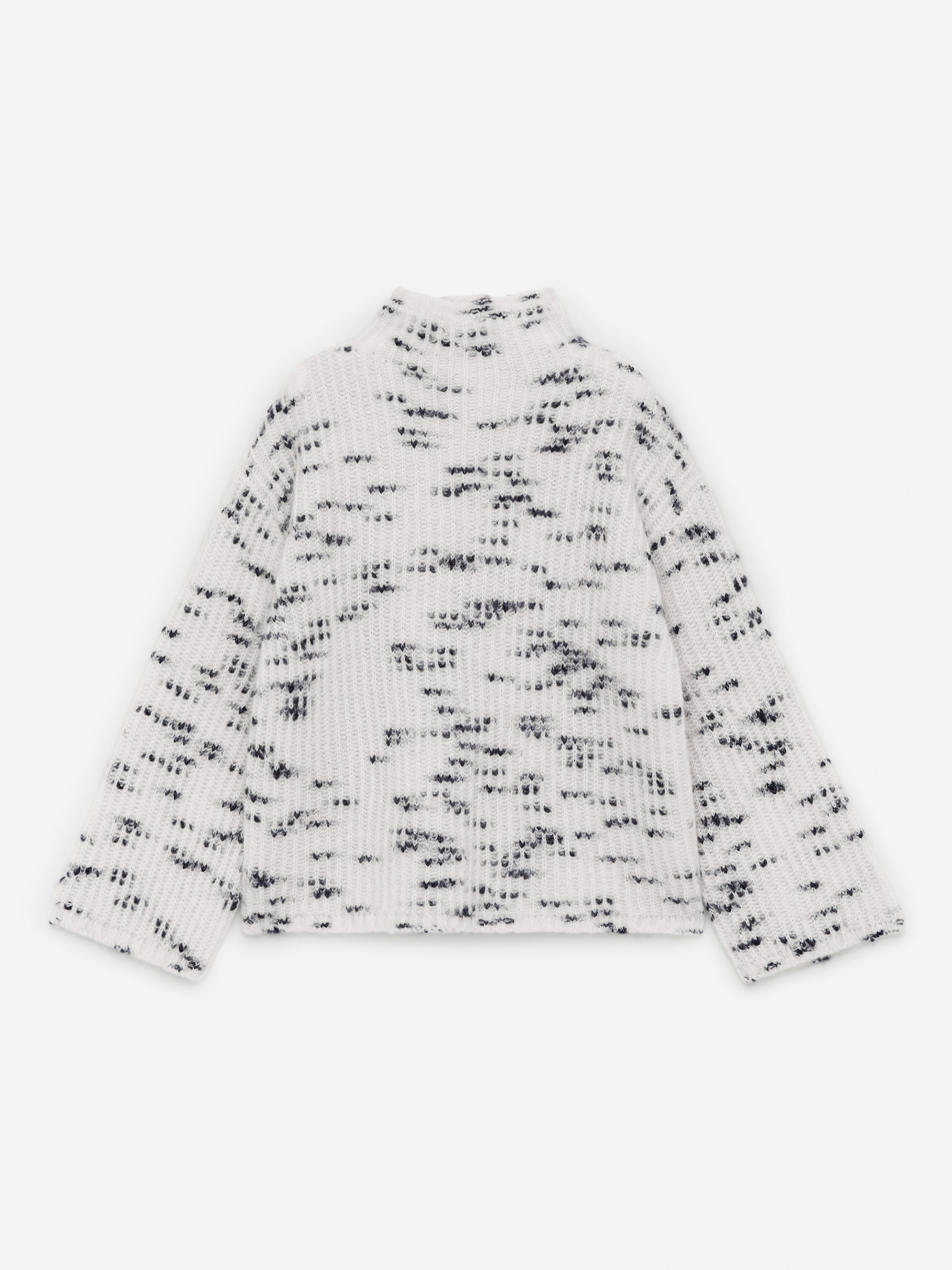 Visa större bild: Tröja i mohair och ull - Off-white/blå - DAM | H&M SE 1