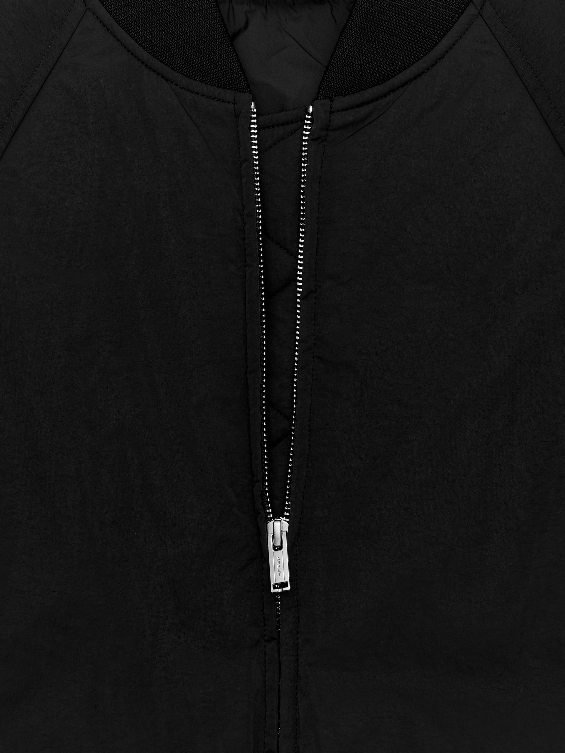 Upcycled Down Cropped Jacket - Black - Oversized - Women - StillMedia/DescriptiveDetail - 2