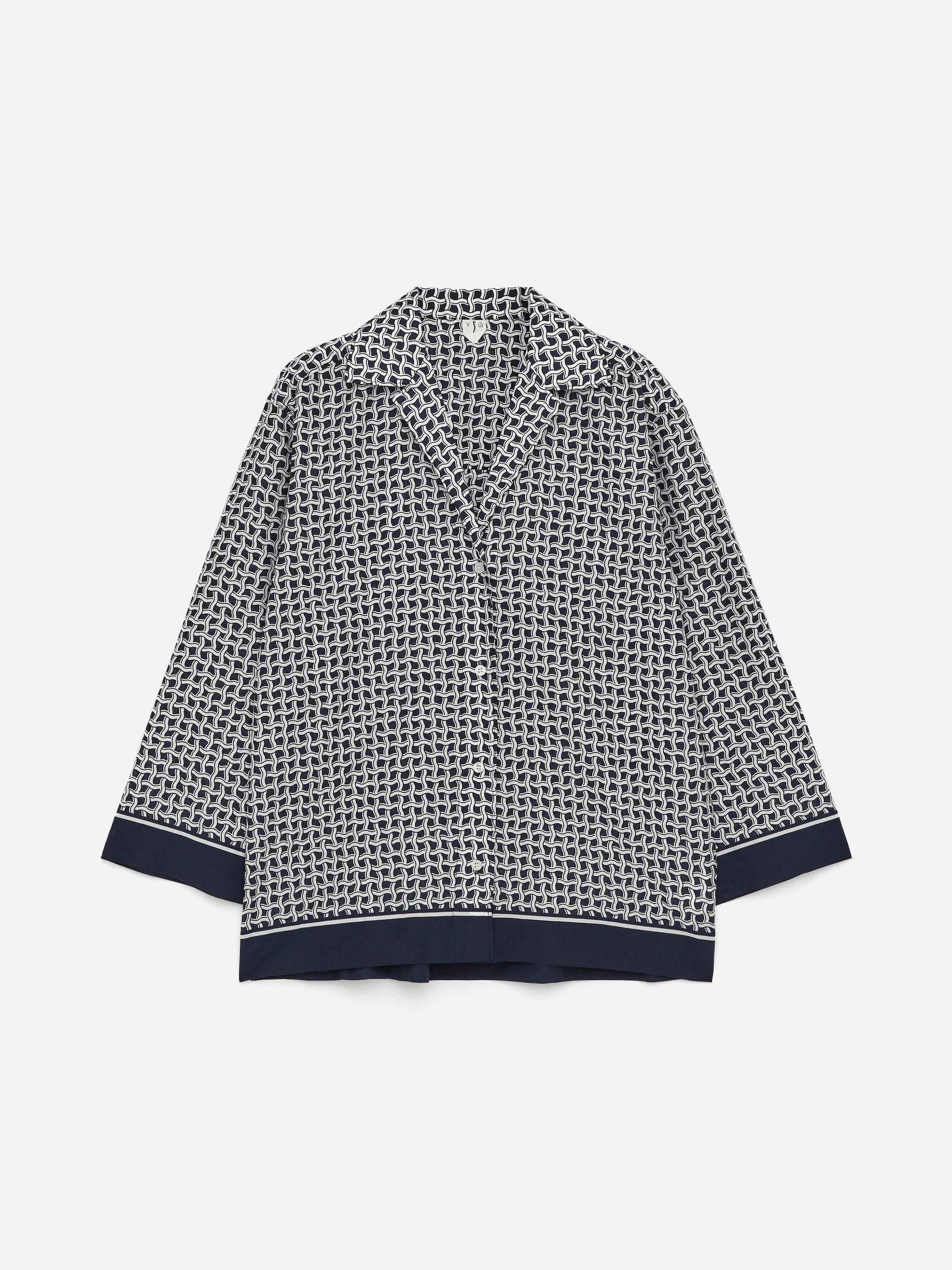 Visualizza immagine più grande: Camicia con stampa - Blu scuro/Bianco - DONNA | H&M IT 6