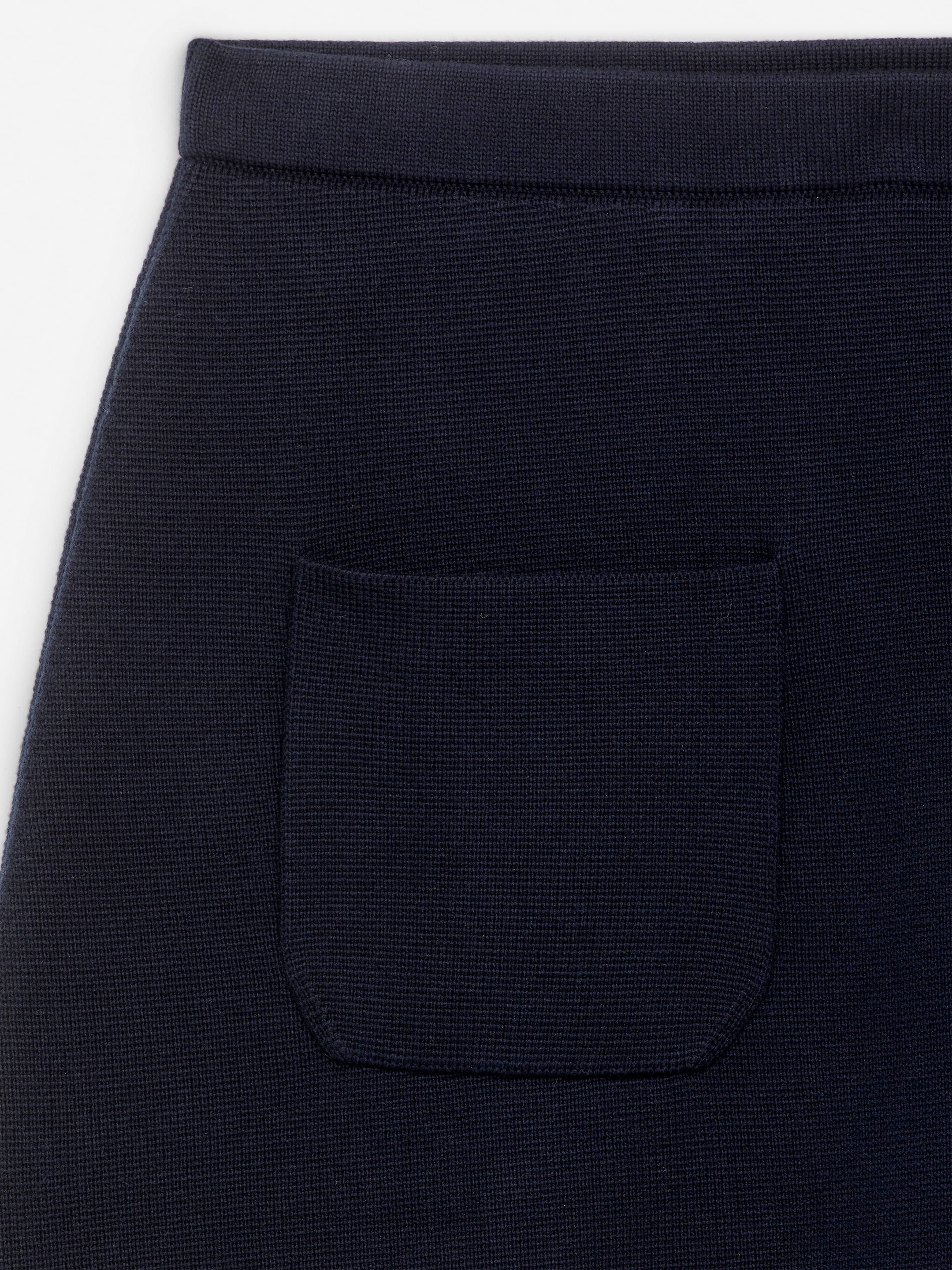Knitted Mini Skirt - Dark Blue - Regular fit - Women - StillMedia/DescriptiveDetail - 2