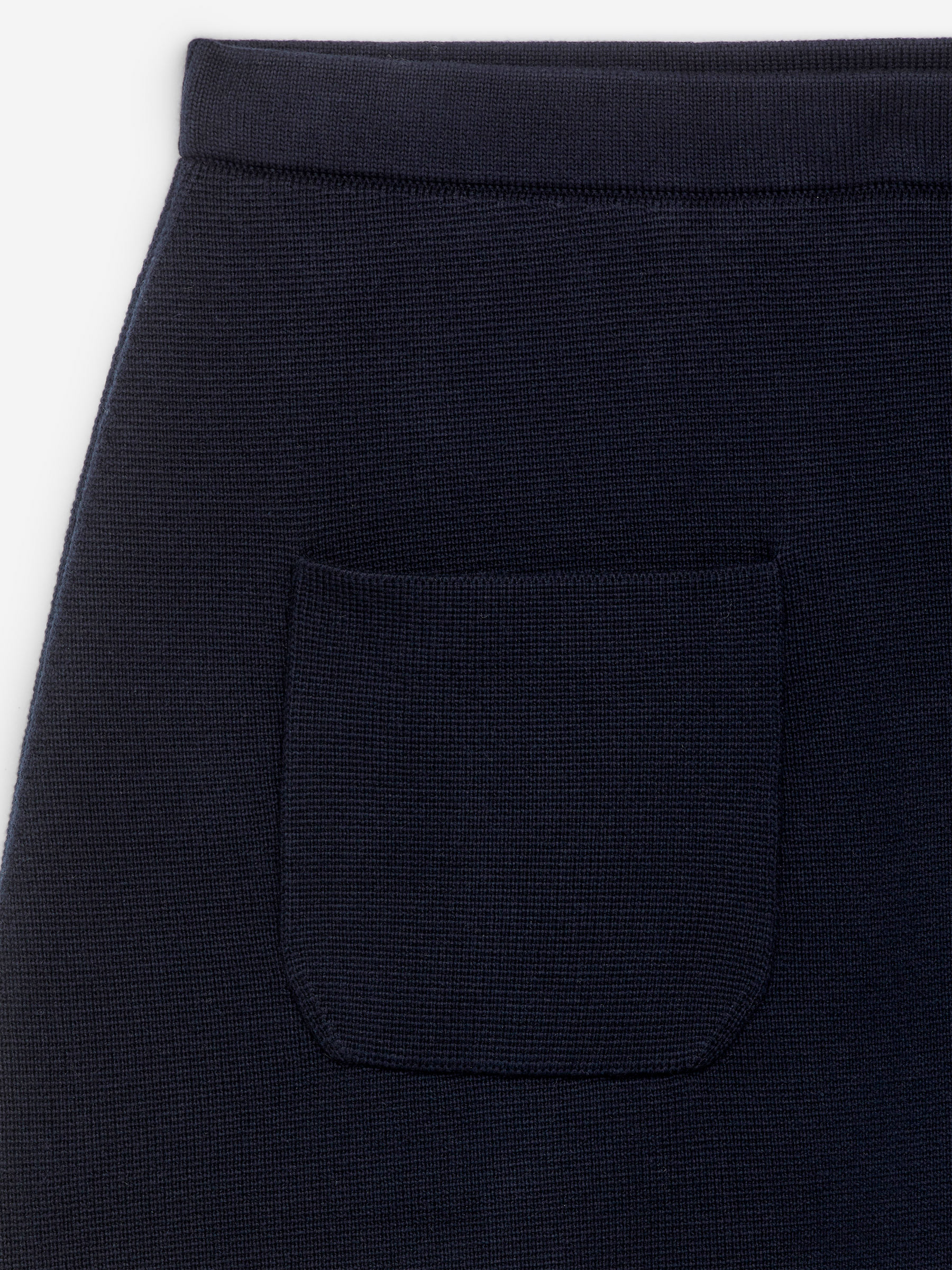 Knitted Mini Skirt - Dark Blue - Regular fit - Women - StillMedia/DescriptiveDetail - 2