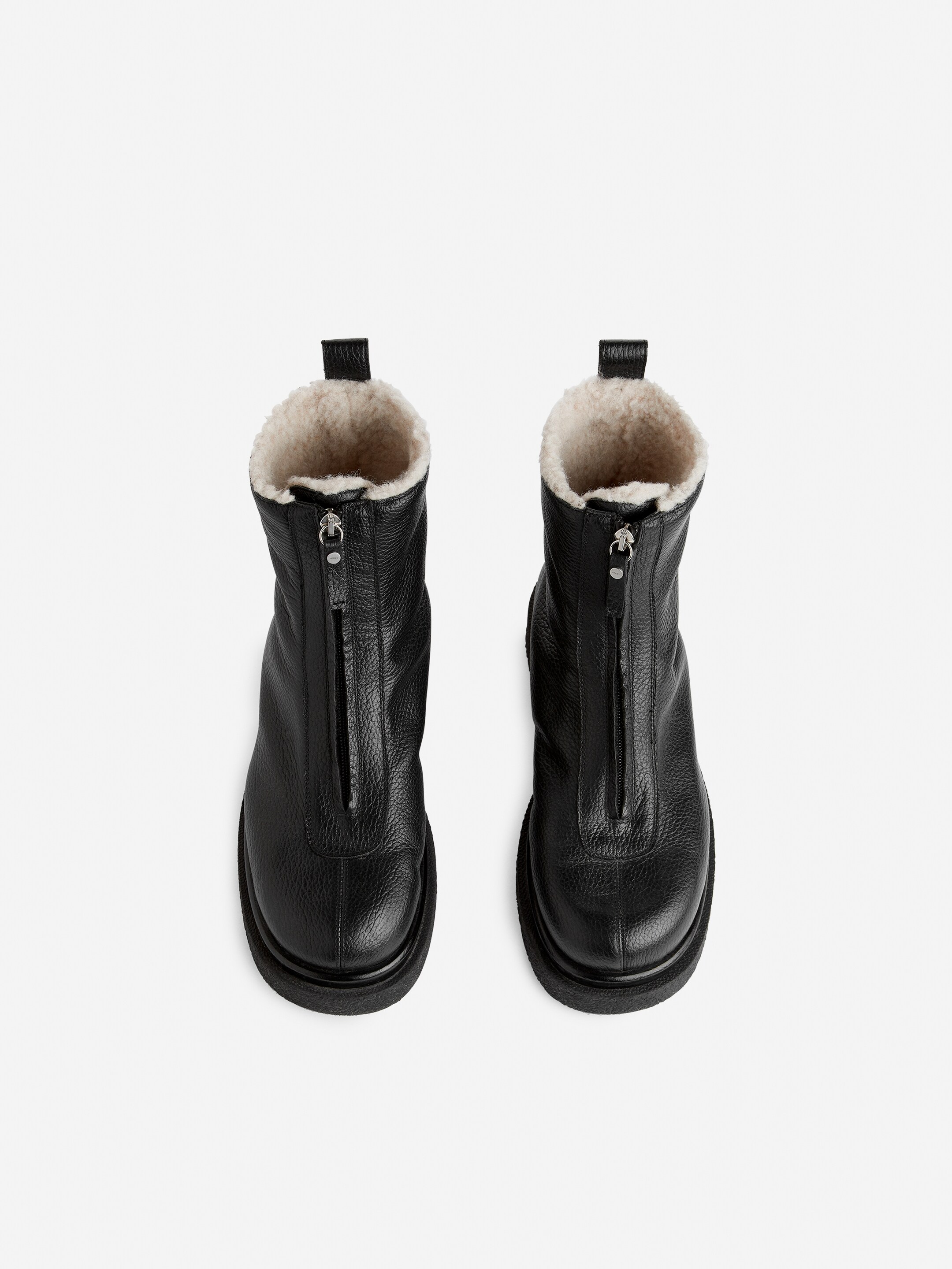 Vis større bilde: Faux Fur Leather Boots - Svart - DAME | H&M NO 2