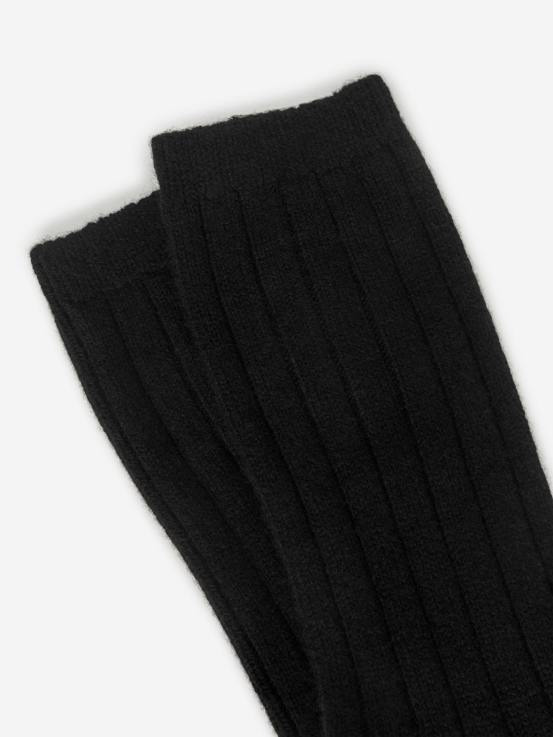 Cashmere-Wool Blend Socks - Black - Women - StillMedia/DescriptiveDetail - 4