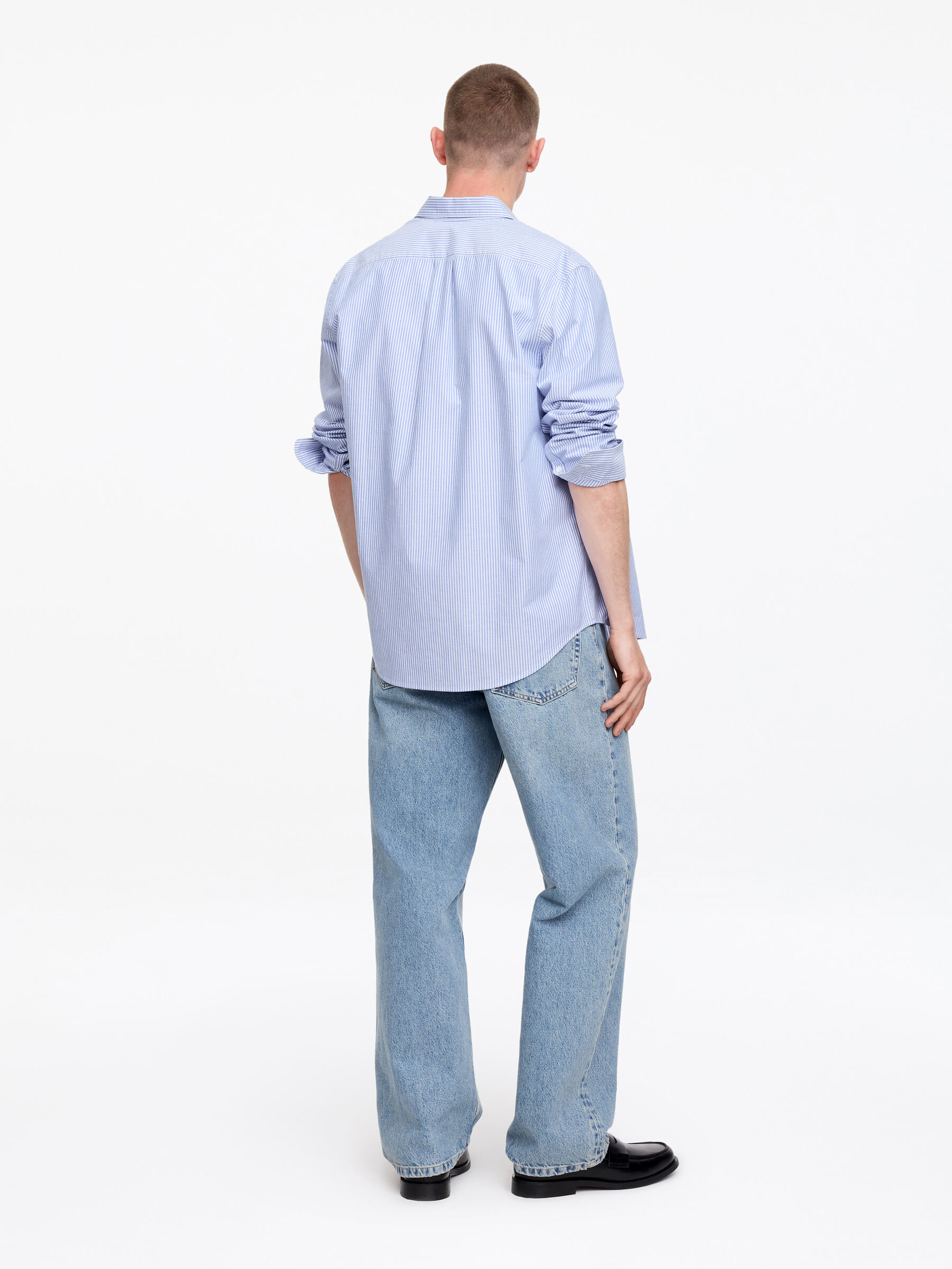 Koszula oxford o standardowym kroju - Niebieski/Paski - Fason normalny - Men - StillMedia/Lookbook - 44