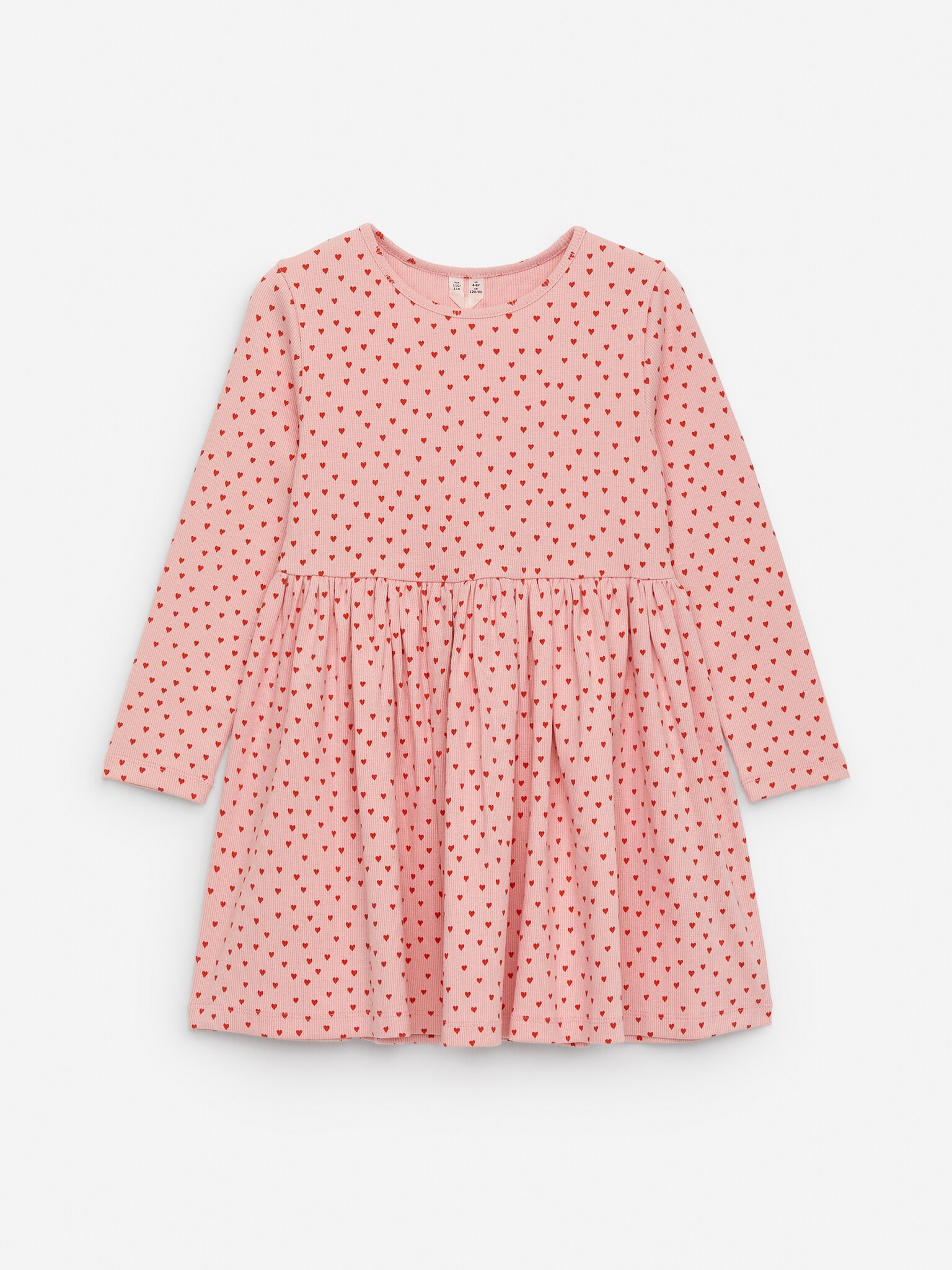 Robe en coton côtelé - Rose/Mauve