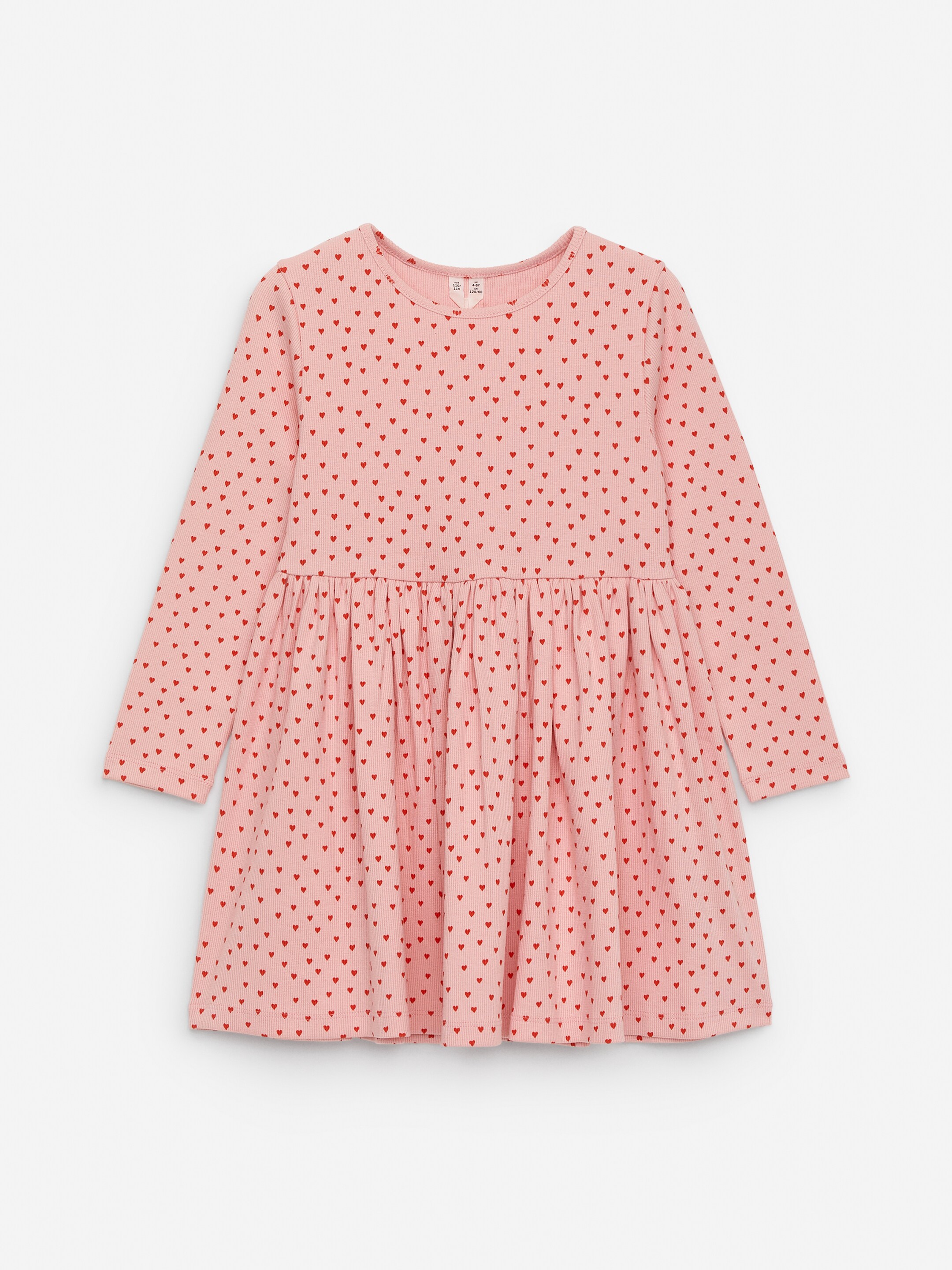 Größeres Bild ansehen: Geripptes Kleid aus Baumwolle - Rosa - Kids | H&M DE 1