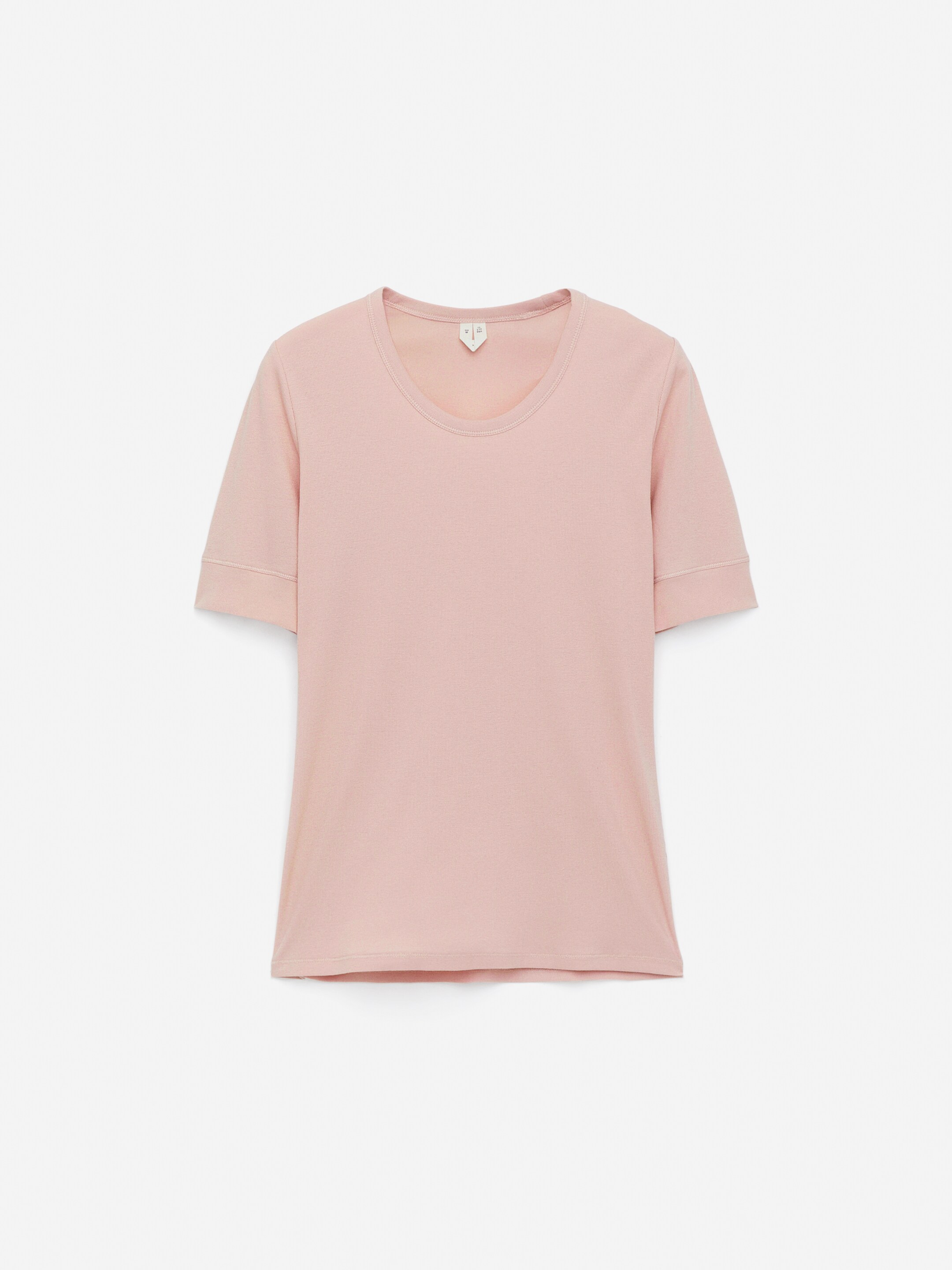 Zobacz większy obraz: Prążkowany T-shirt - Zakurzony brzoskwiniowy - ONA | H&M PL 5
