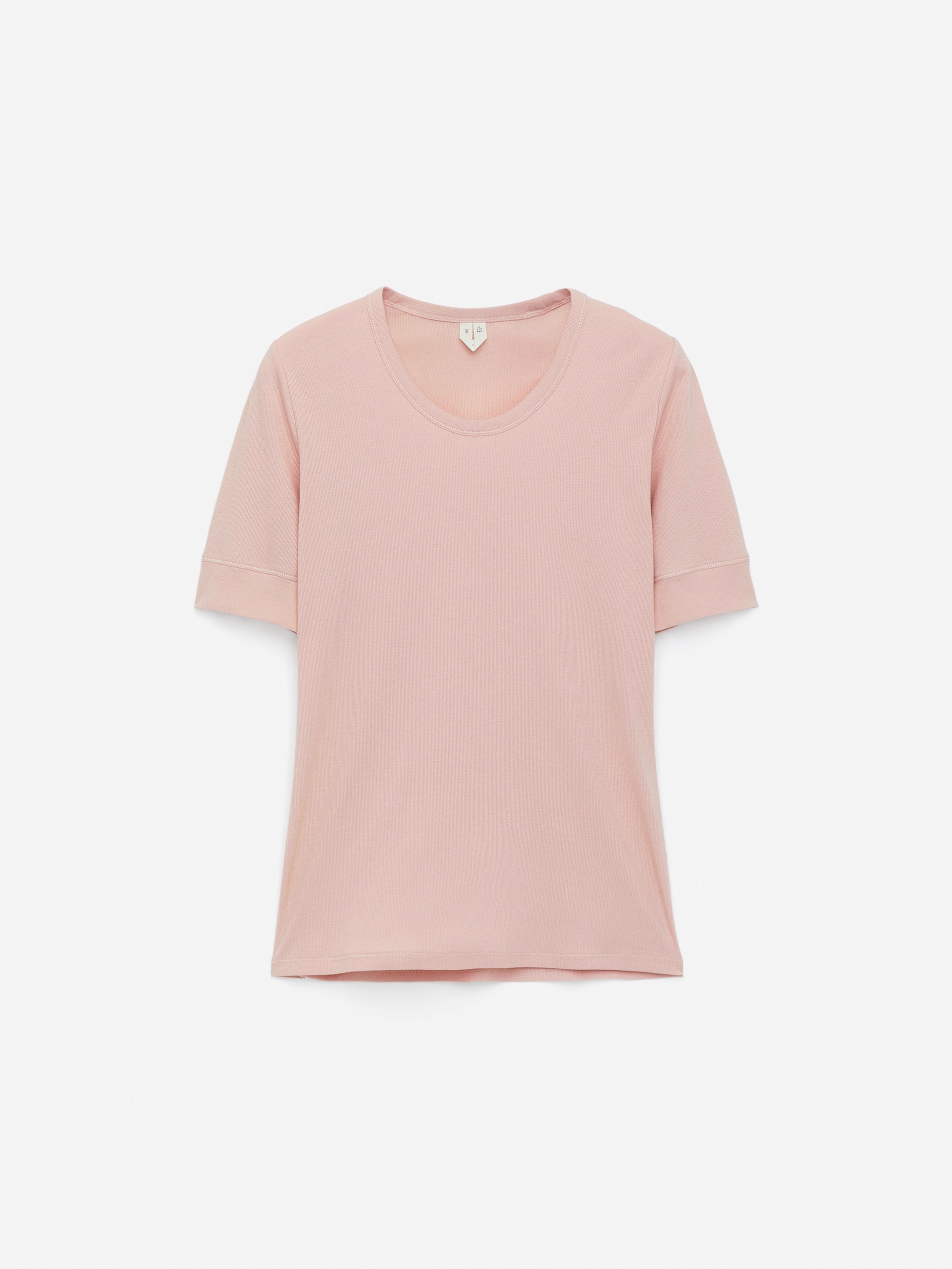 Größeres Bild anzeigen: Geripptes T-Shirt - Blasses Pfirsichrosa - Ladies | H&M AT 5