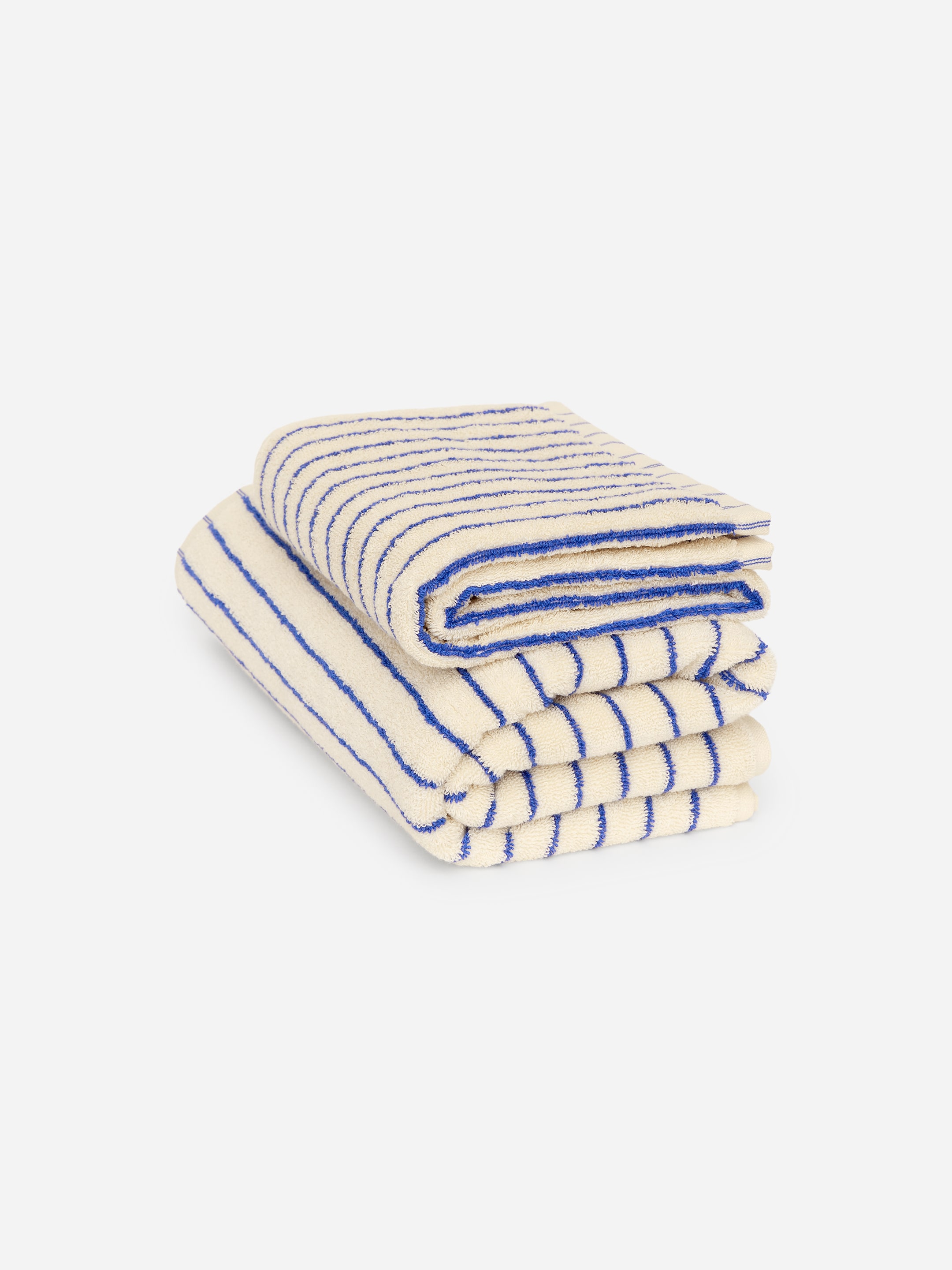 Hand Towel 50 x 70 cm - Bright Blue/Light Beige - Homeware - StillMedia/DescriptiveDetail - 4