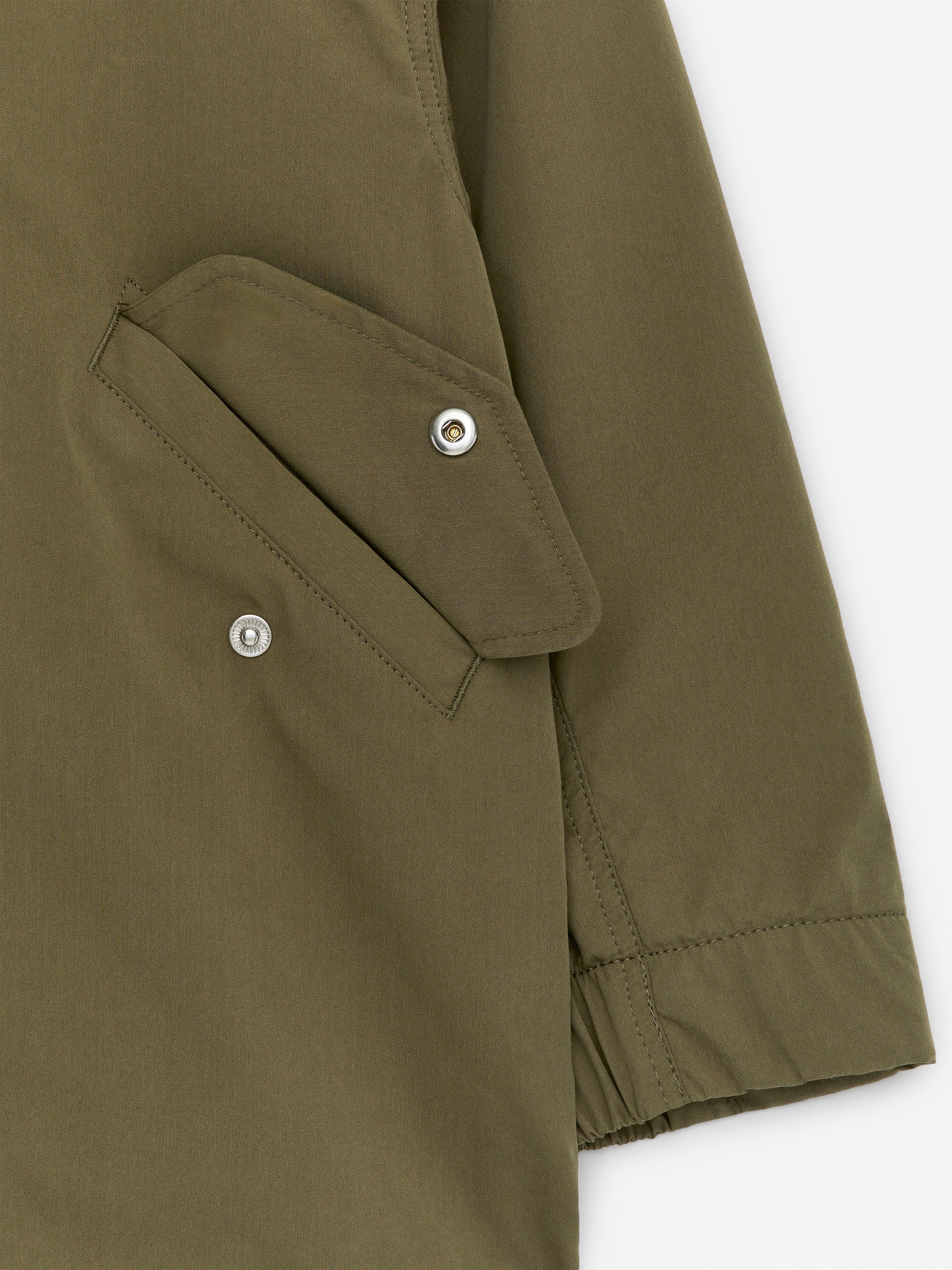 View larger image: Hooded Parka - Khaki Green - Kids | H&M GB 4