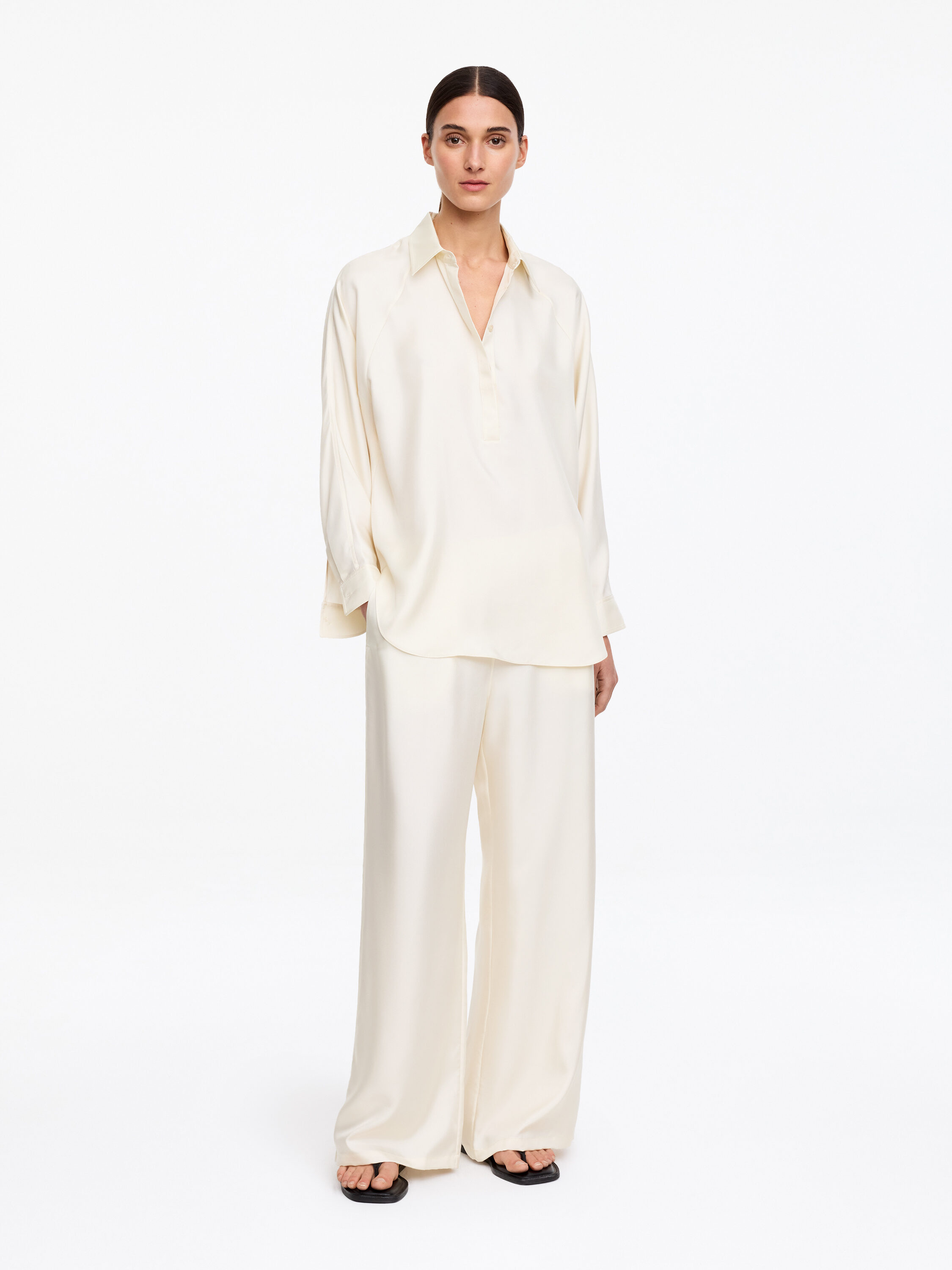 Silk Twill Trosuers