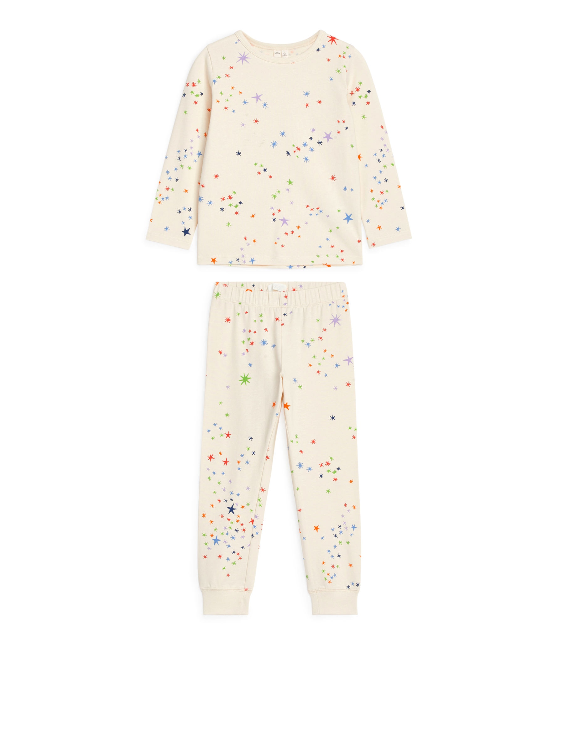 Jersey Pyjama Set - Off White/Stars - Regular fit - Children - StillMedia/DescriptiveStillLife - 3