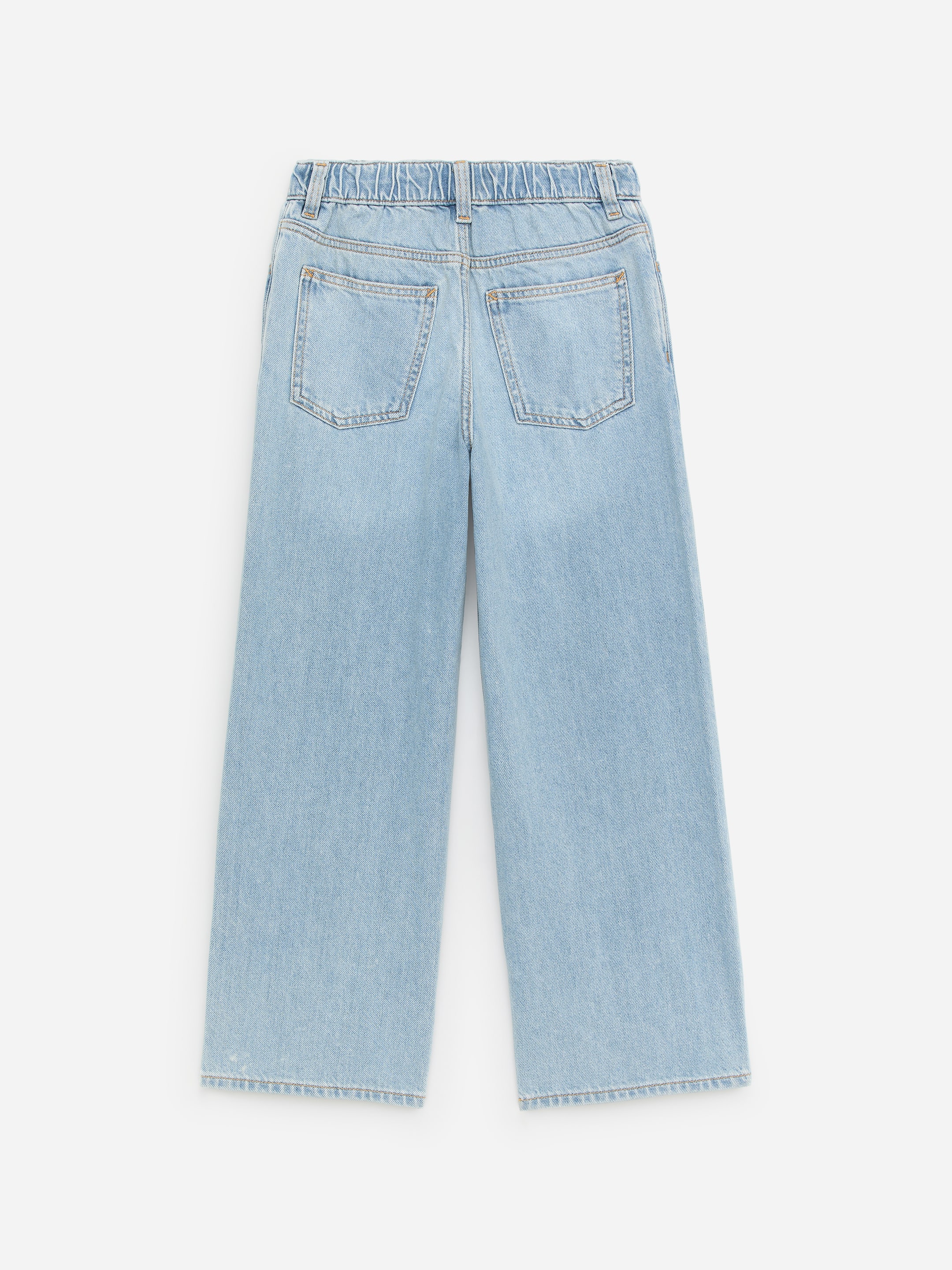 Wide Denim Trousers - Light Blue - Relaxed fit - Children - StillMedia/DescriptiveStillLife - 3