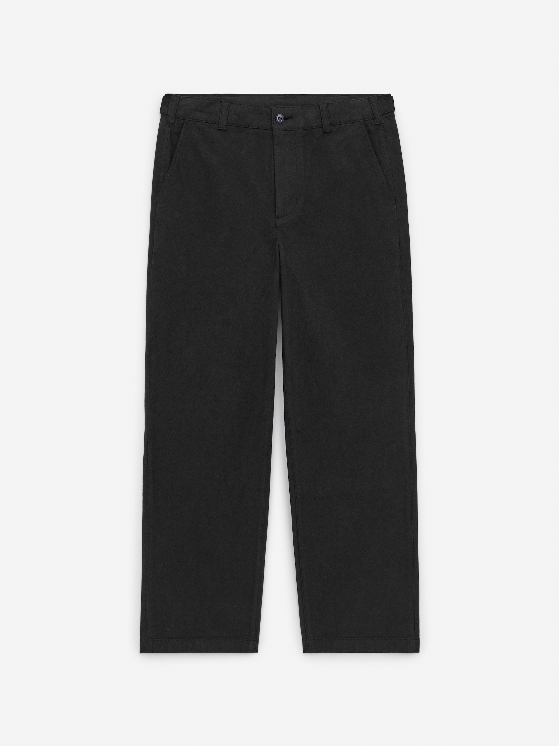 Relaxed Canvas Trousers - Black - Relaxed fit - Men - StillMedia/DescriptiveStillLife - 1
