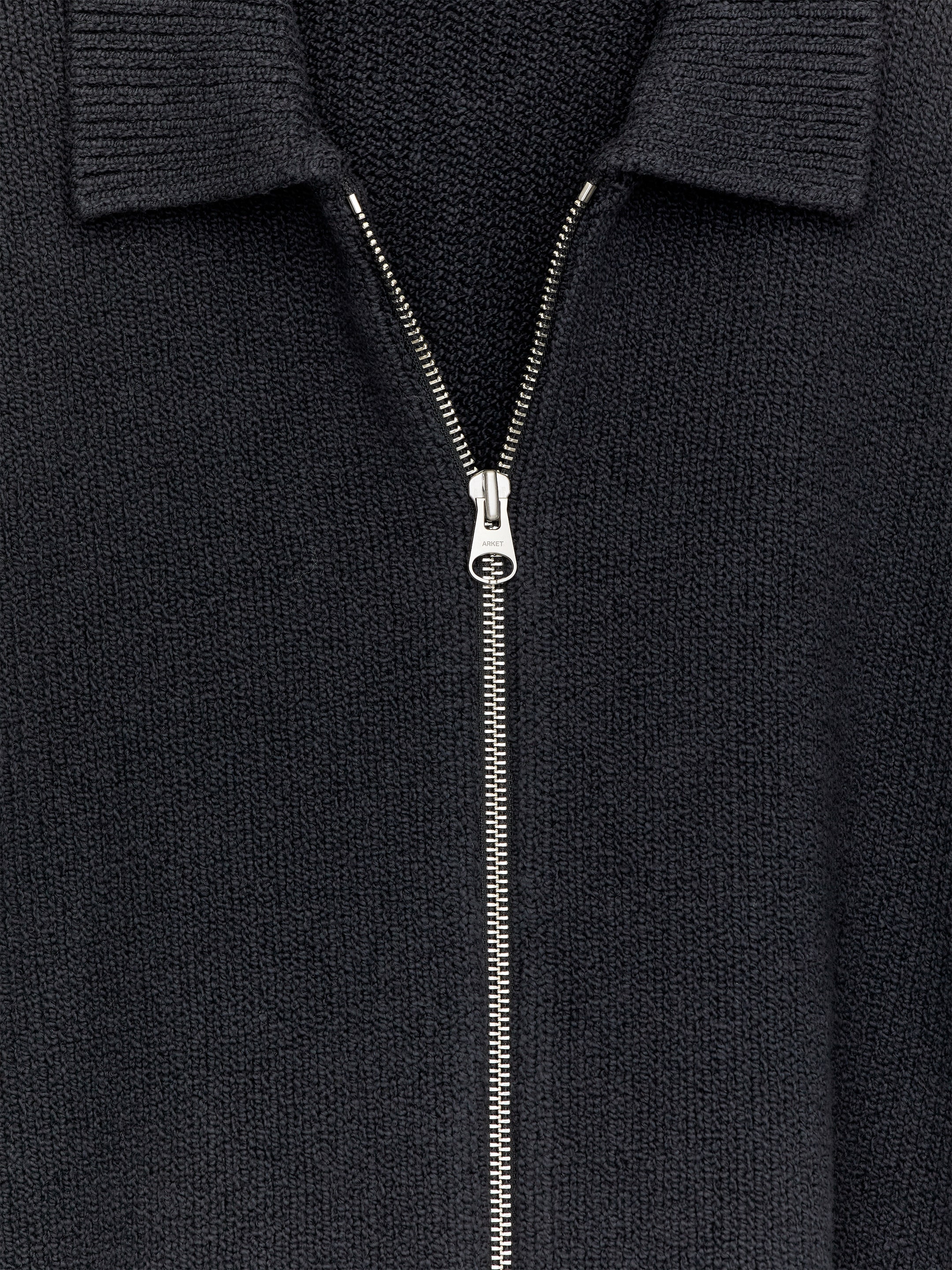 Cardigan zippé en coton mélangé - Bleu foncé - Loose fit - Homme - StillMedia/DescriptiveDetail - 2