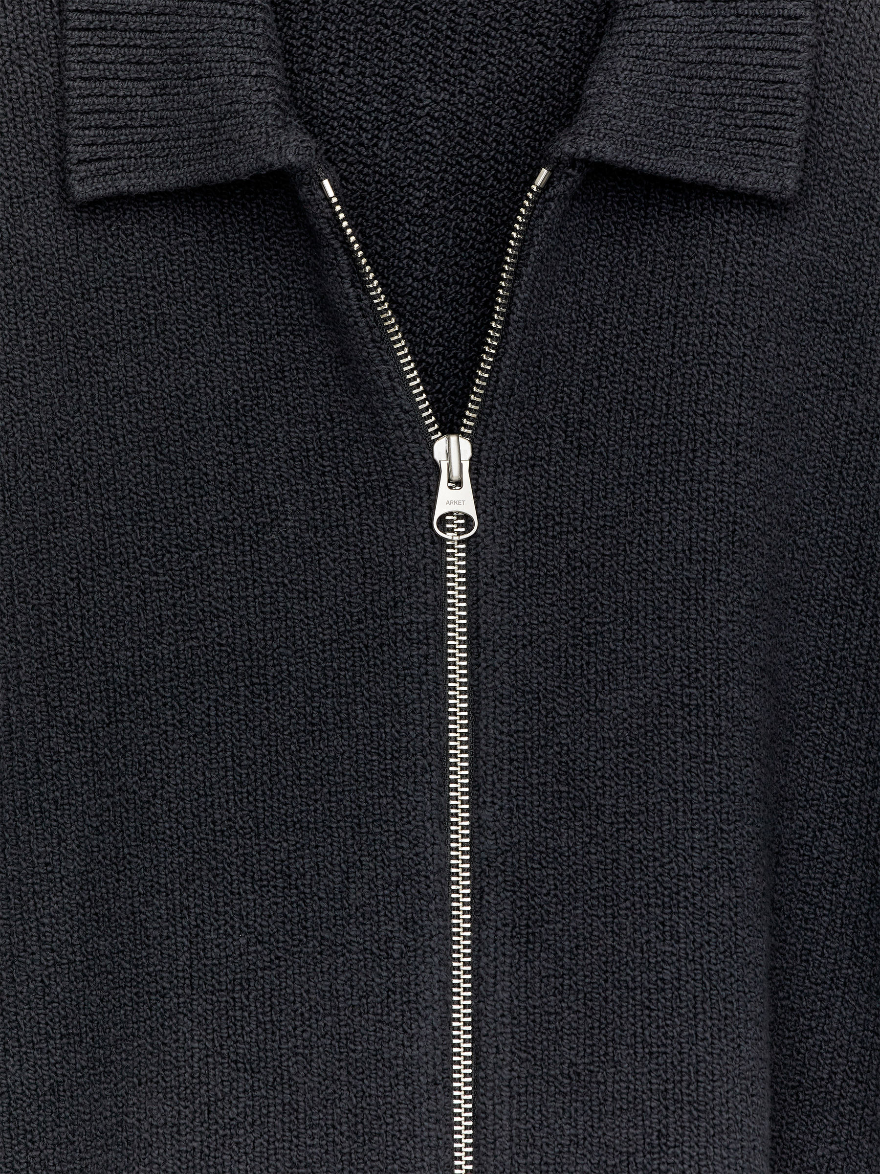 Kofta med dragkedja - Mörkblå - Loose fit - Men - StillMedia/DescriptiveDetail - 2