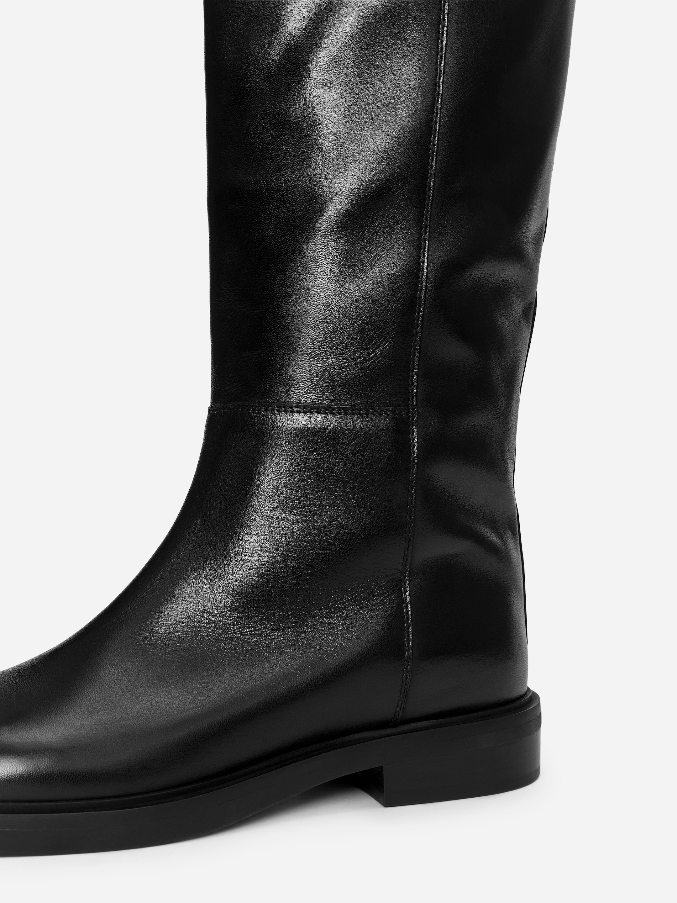 Skórzane buty jeździeckie - Czarny - Women - StillMedia/DescriptiveDetail - 4